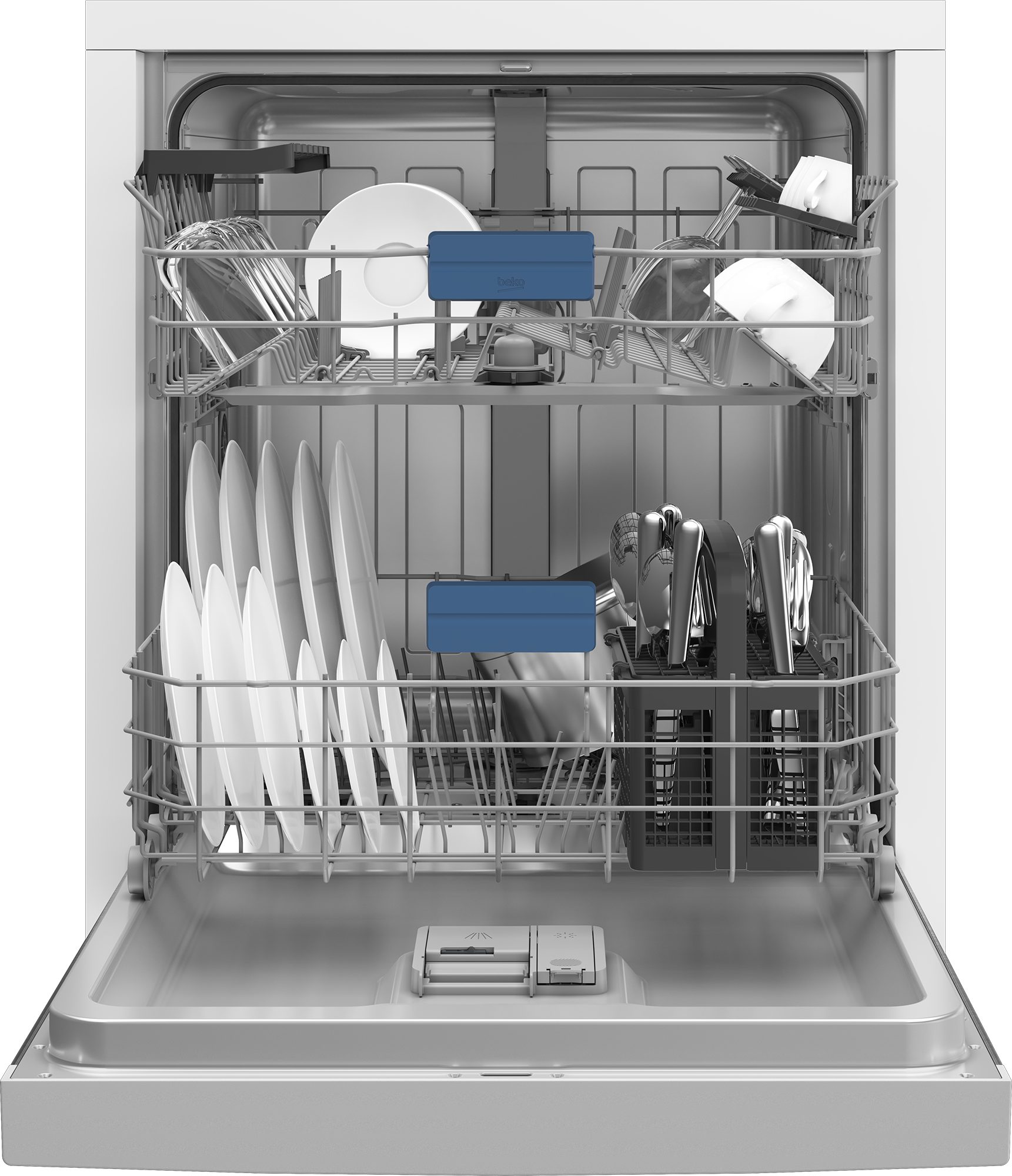BEKO Unterbaugeschirrspüler BDUN36451X, 9,5 l, 14 Maßgedecke, TrayWash – Intensivreinigung für 3 Backbleche in einem Durchgang – Bild 3 von 5