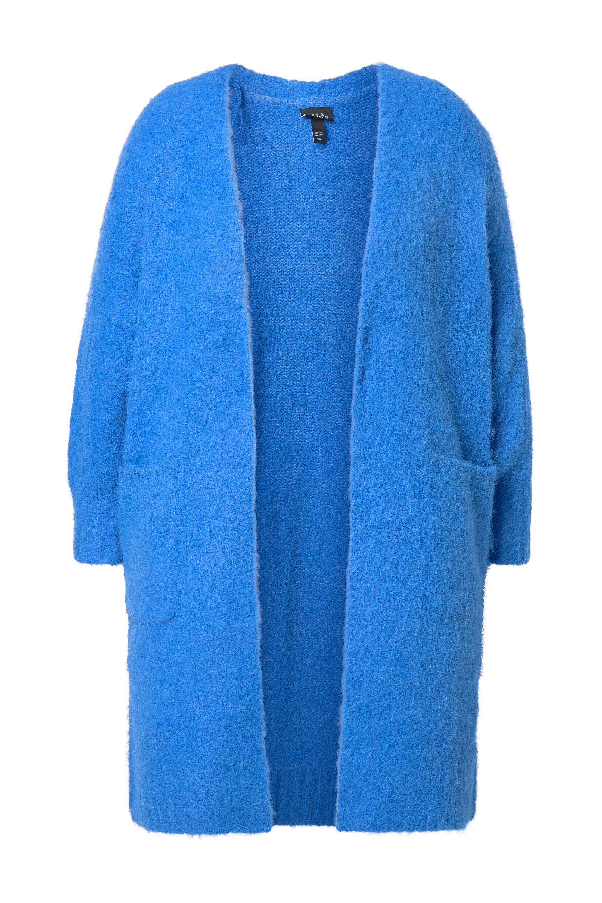 Ulla Popken Strickjacke Long-Strickjacke kuschelweich offene Form Langarm günstig online kaufen