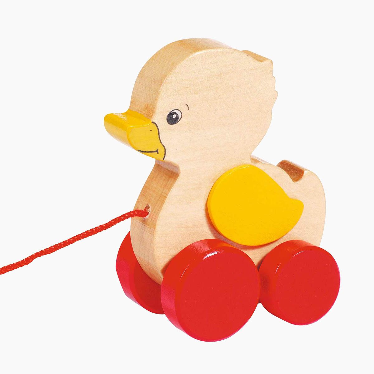 goki Nachziehtier Ziehtier Ente Ellah Klein, (packung, 1-tlg), Handlich und leicht für kleine Hände