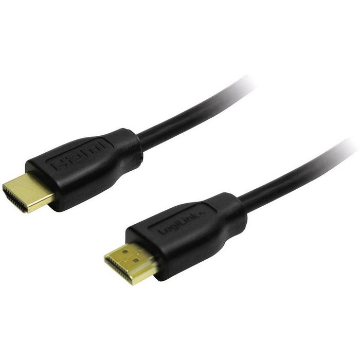 LogiLink HDMI (Typ A) auf HDMI (Typ A) Anschlusskabel 1m HDMI-Kabel (1.00 cm)