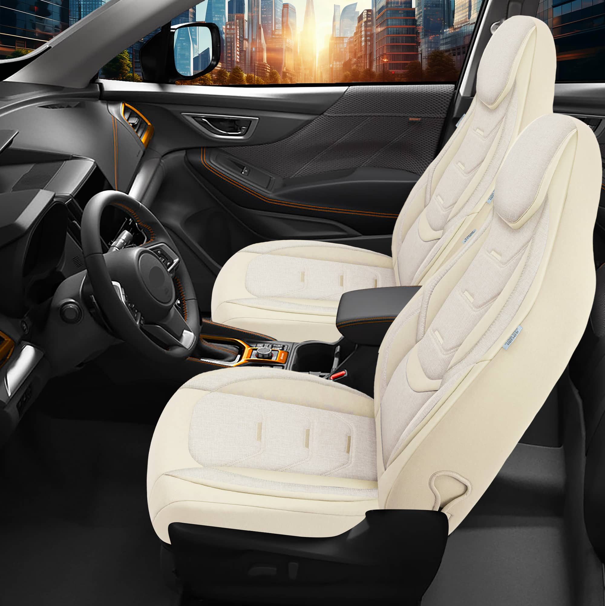 BREMER SITZBEZÜGE Autositzbezug für Kia Optima 4 JF Bj 2015-18 (H5), Set, 2-tlg., Schonbezüge Sitzbezüge Fahrer und Beifahrer, in Beige