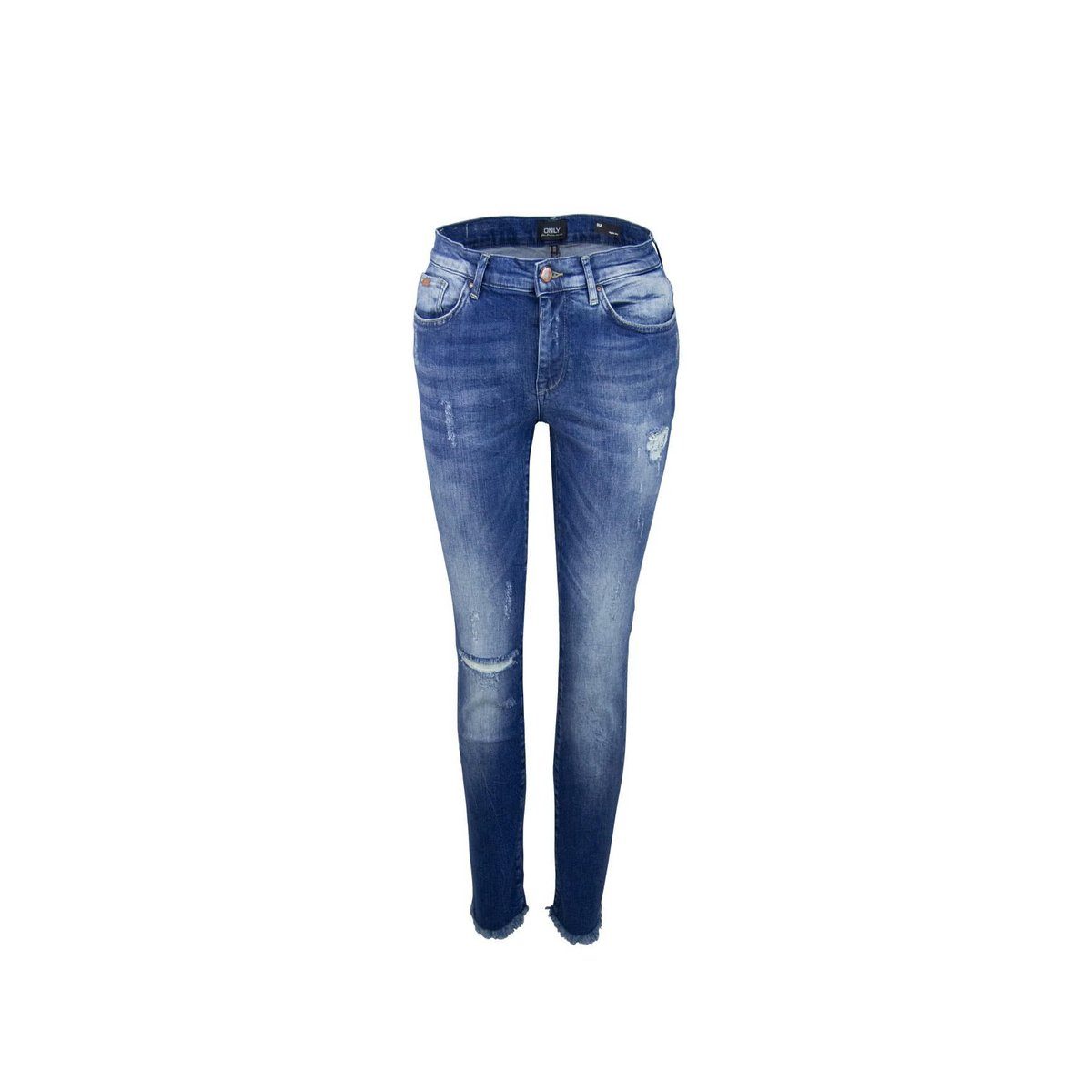 blau Straight-Jeans ONLY (1-tlg)