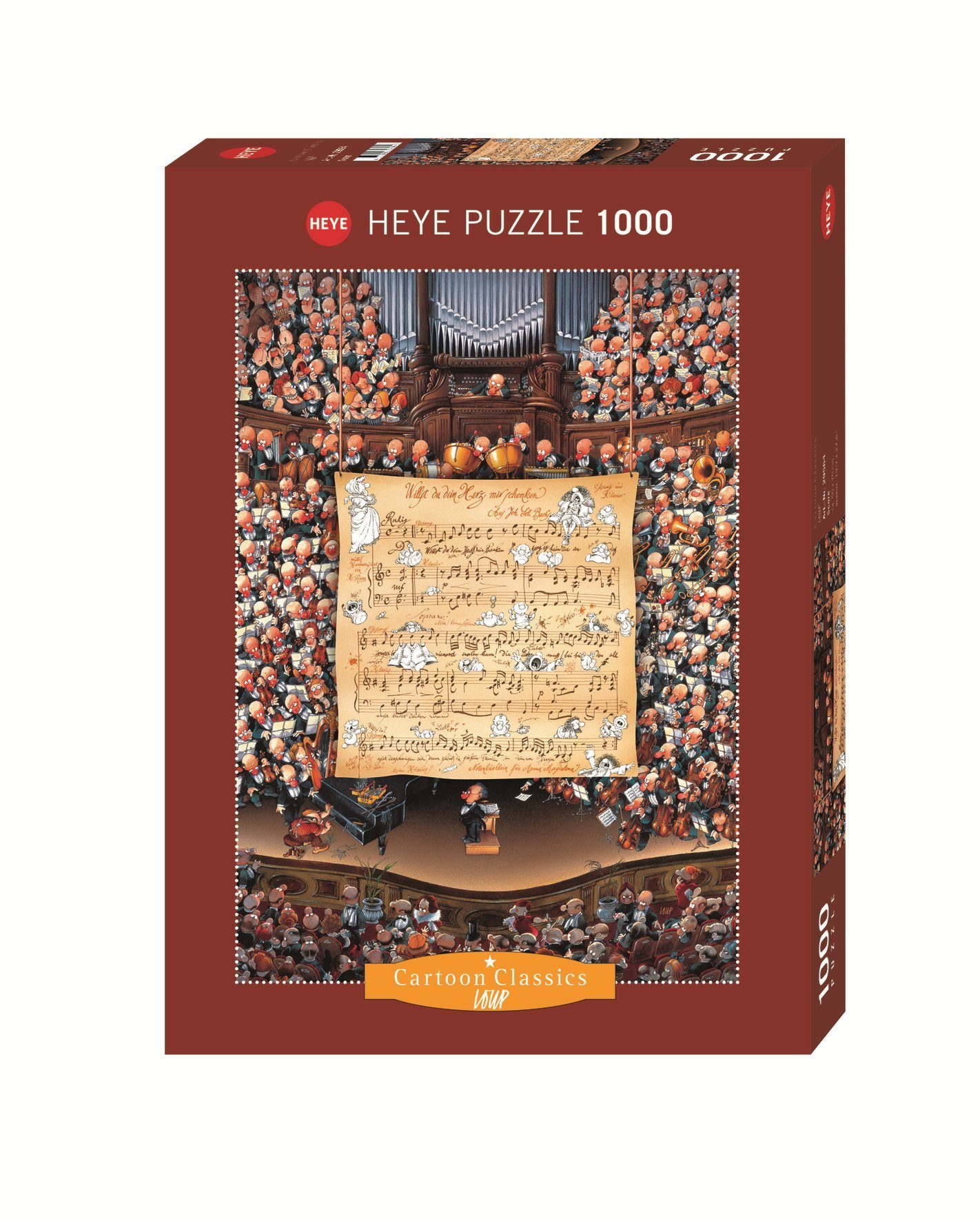 HEYE Puzzle HEYE 29564 Loup Score Cartoon Classics 1000 Teile Puzzle, 1000 Puzzleteile
