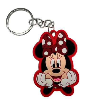 Disney Schlüsselanhänger Schlüsselanhänger Disney Minnie Maus Kopf, Schlüsselanhänger Haustierschlüsselanhänger Geschenk Hund Frau Herren