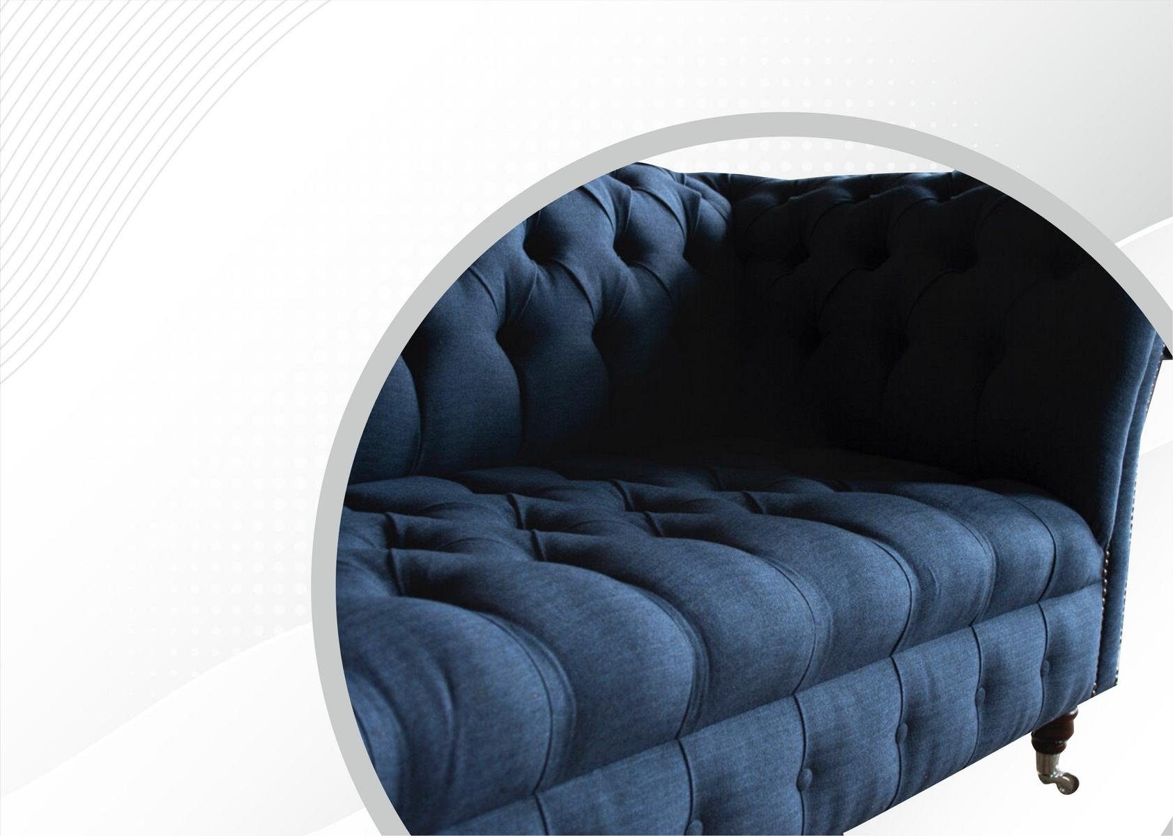 Design Sitzer 3 Couch Sofa Chesterfield-Sofa, Chesterfield Sofa 225 JVmoebel cm