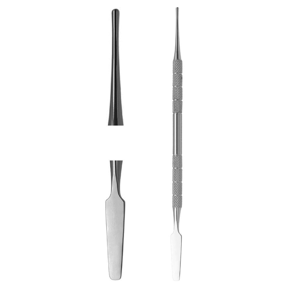 Nagelhautentferner Sonde und Nagelfalzmesser