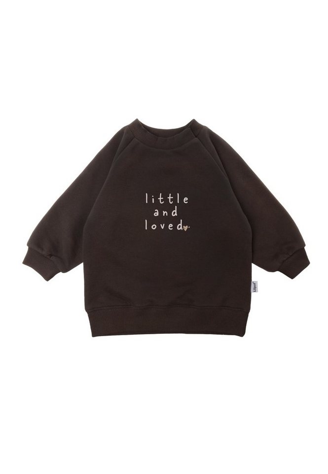 Liliput Sweatshirt little and loved aus weichem Baumwoll-Material,  Klassischer Rundhals-Ausschnitt sorgt für besten Komfort