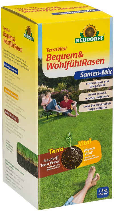 Neudorff Rasensamen TerraVital Bequem&Wohlfühl, 1,5 kg