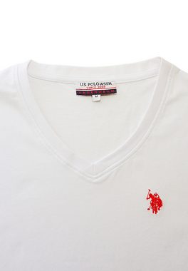 U.S. Polo Assn T-Shirt Shirt 2 Pack T-Shirts V-Neck Shortsleeve (2-tlg)
