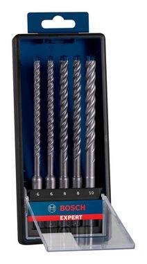 BOSCH Universalbohrer Expert SDS plus-7X, Hammerbohrer-Set, 6/6/8/8/10 mm, 5-teilig