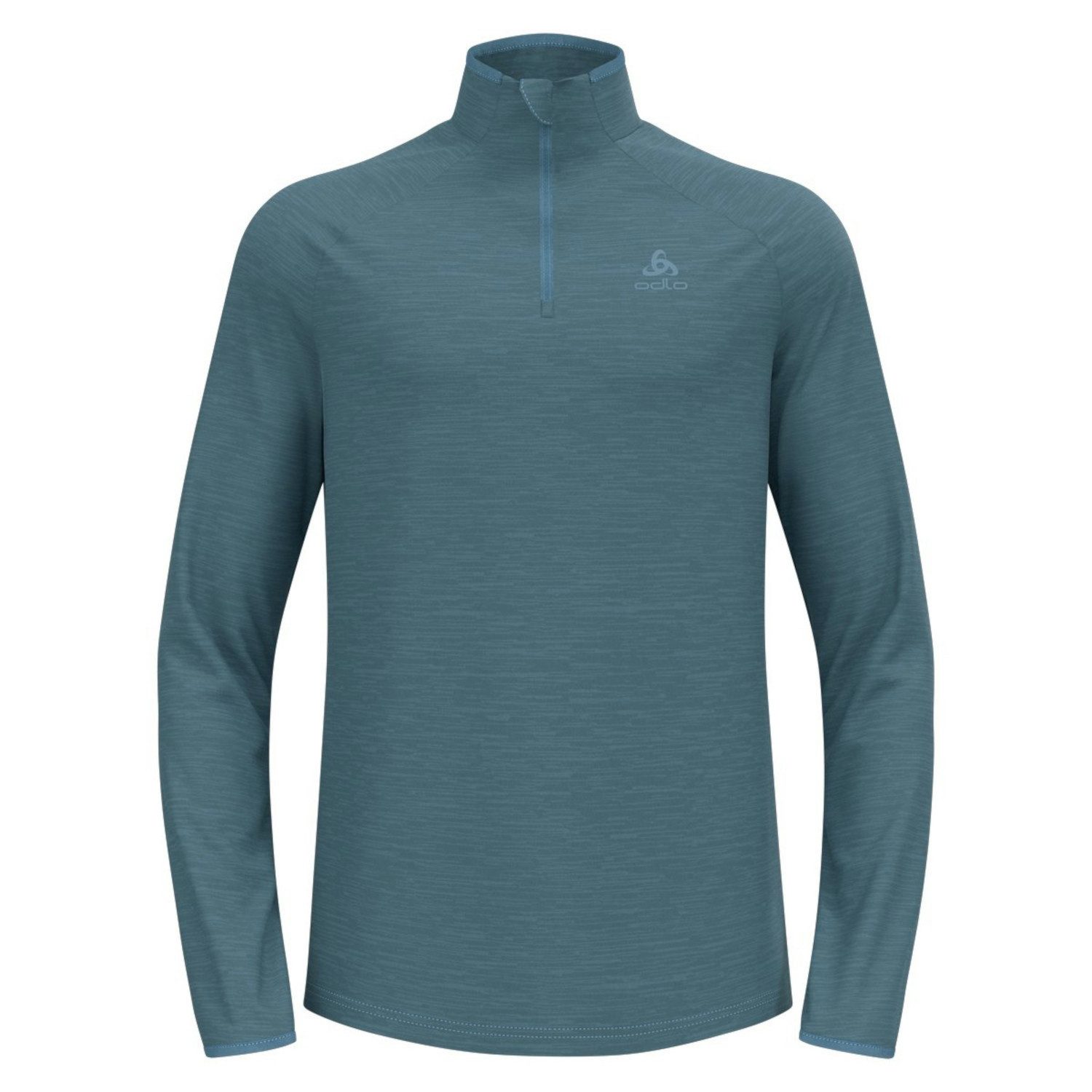 Langarmshirt Odlo Herren Laufshirt Run Easy Warm Midlayer 1/2 Zip 313262