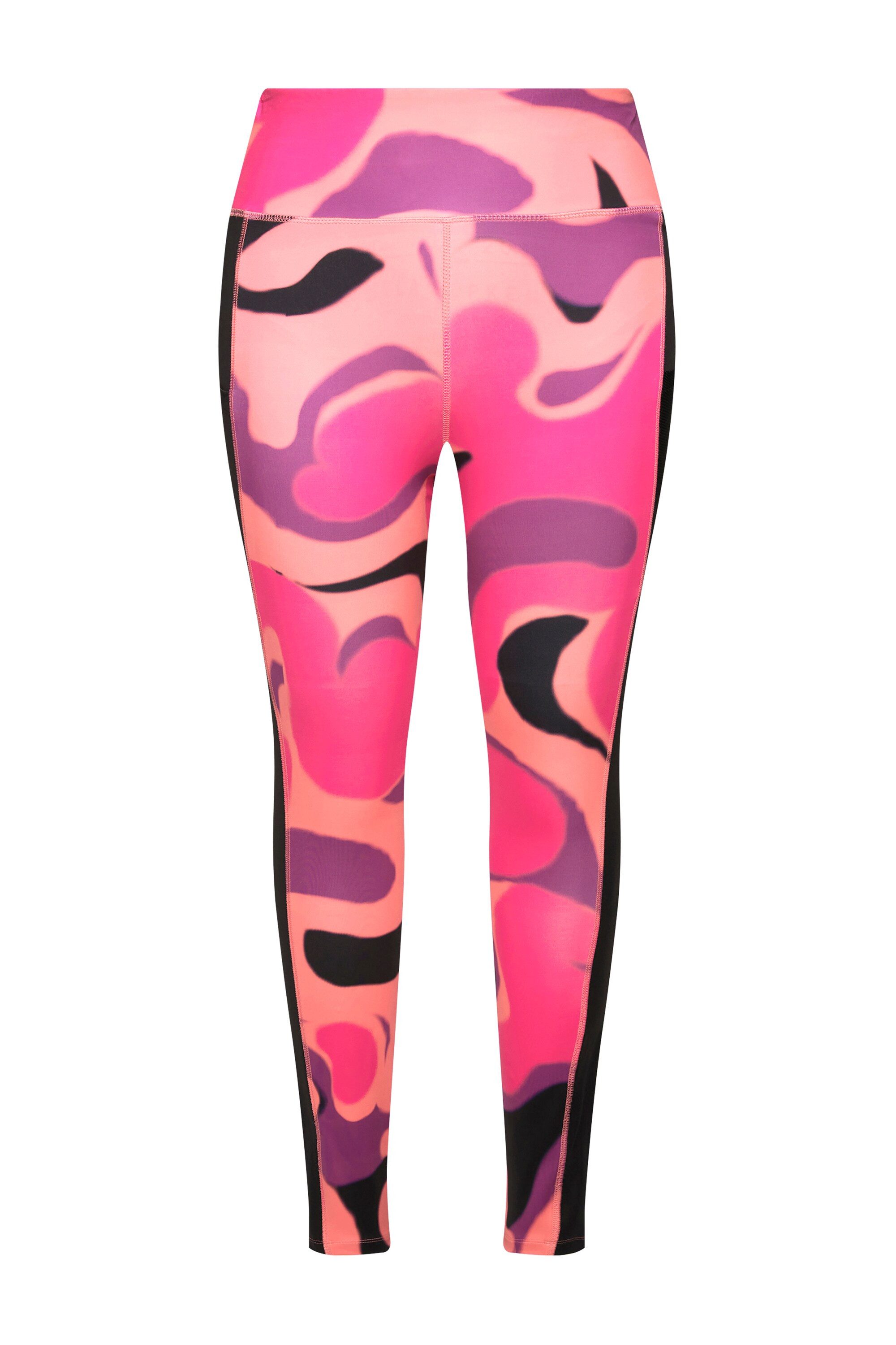 Ulla Popken Leggings Sportleggings schnelltrocknend High Waist recycelt