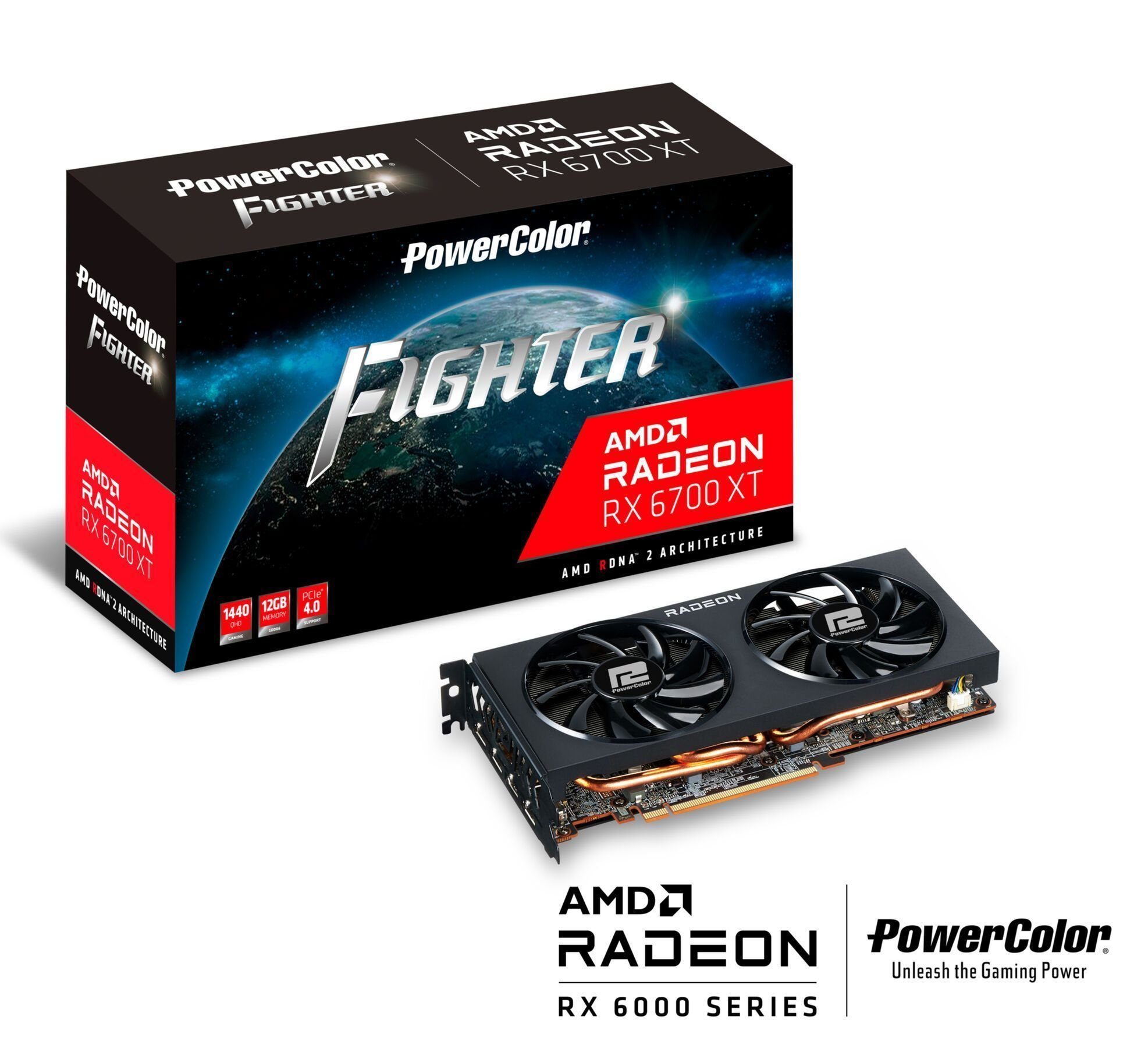 RX GB, 6700XT GDDR6) 6700 Radeon Grafikkarte AXRX (12 12GBD6-3DH XT PowerColor