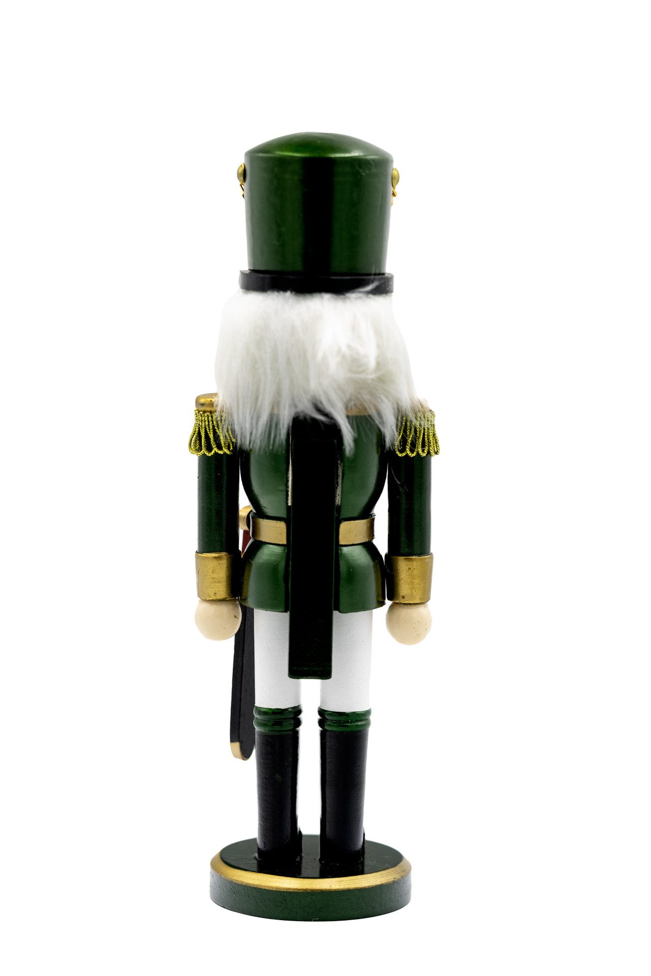 Kaladia Nussknacker Soldat in Grün - ca. 38 cm - als Dekoration für jeden Raum, nostalgische Dekofigur für Sammler, Winterfans und Festtagsbegeisterte