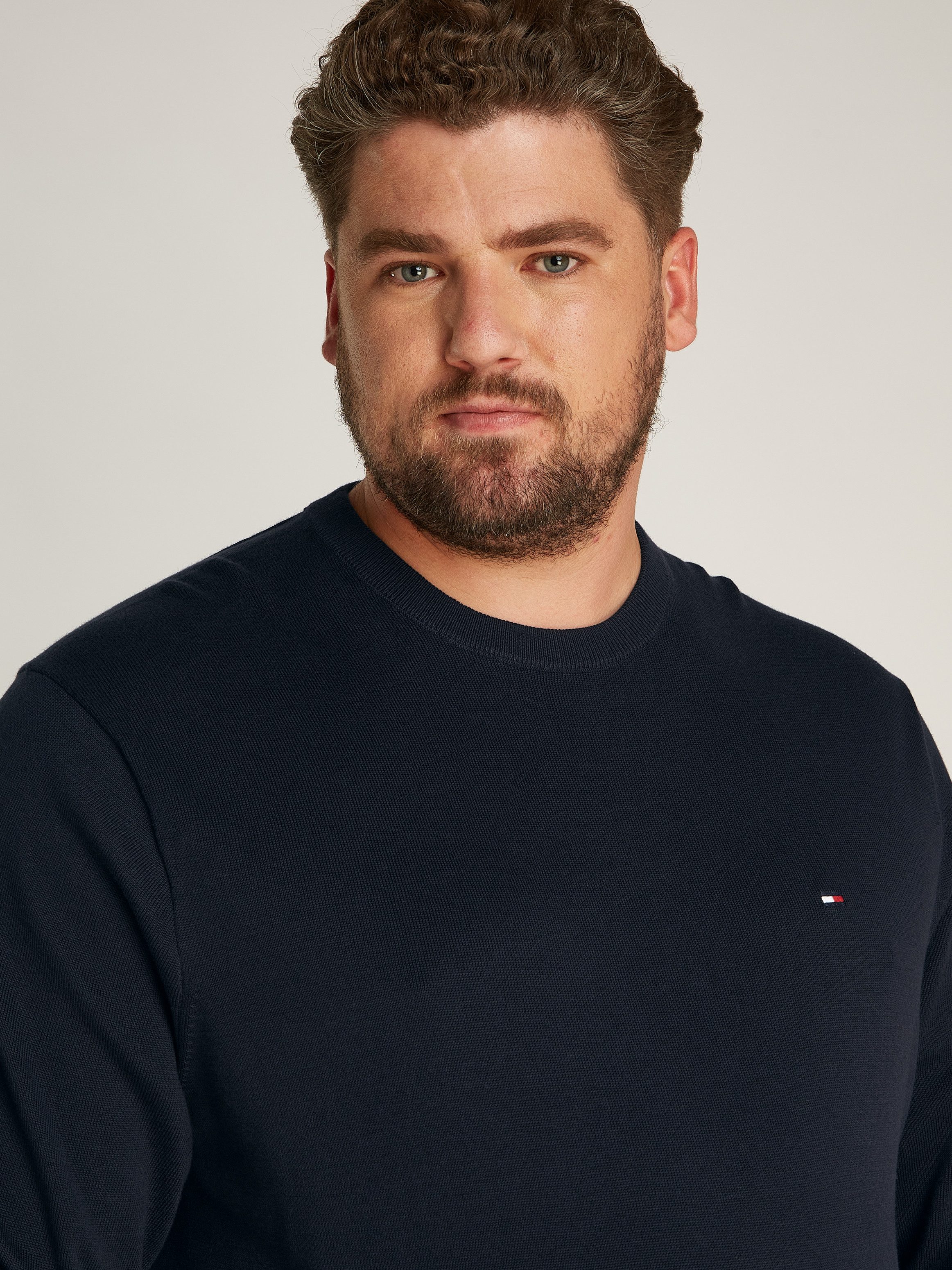Tommy Hilfiger Big & Tall Rundhalspullover BT-ESSENTIAL COTTON CREW NECK-B günstig online kaufen