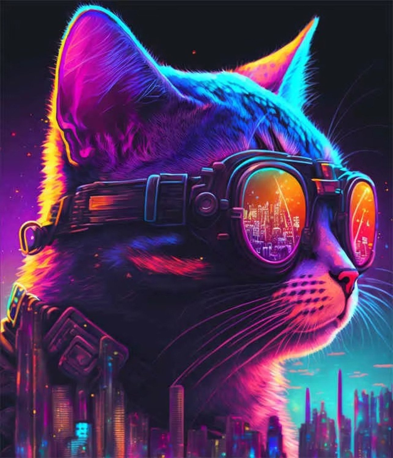 TPFLiving Kunstdruck OHNE RAHMEN, Ästhetisches Gaming-Junge Leinwandbild – Moderne Zimmerdekoration (Leinwandbild XXL), Farben: Farben: SchwarzGröße: 20x30cm