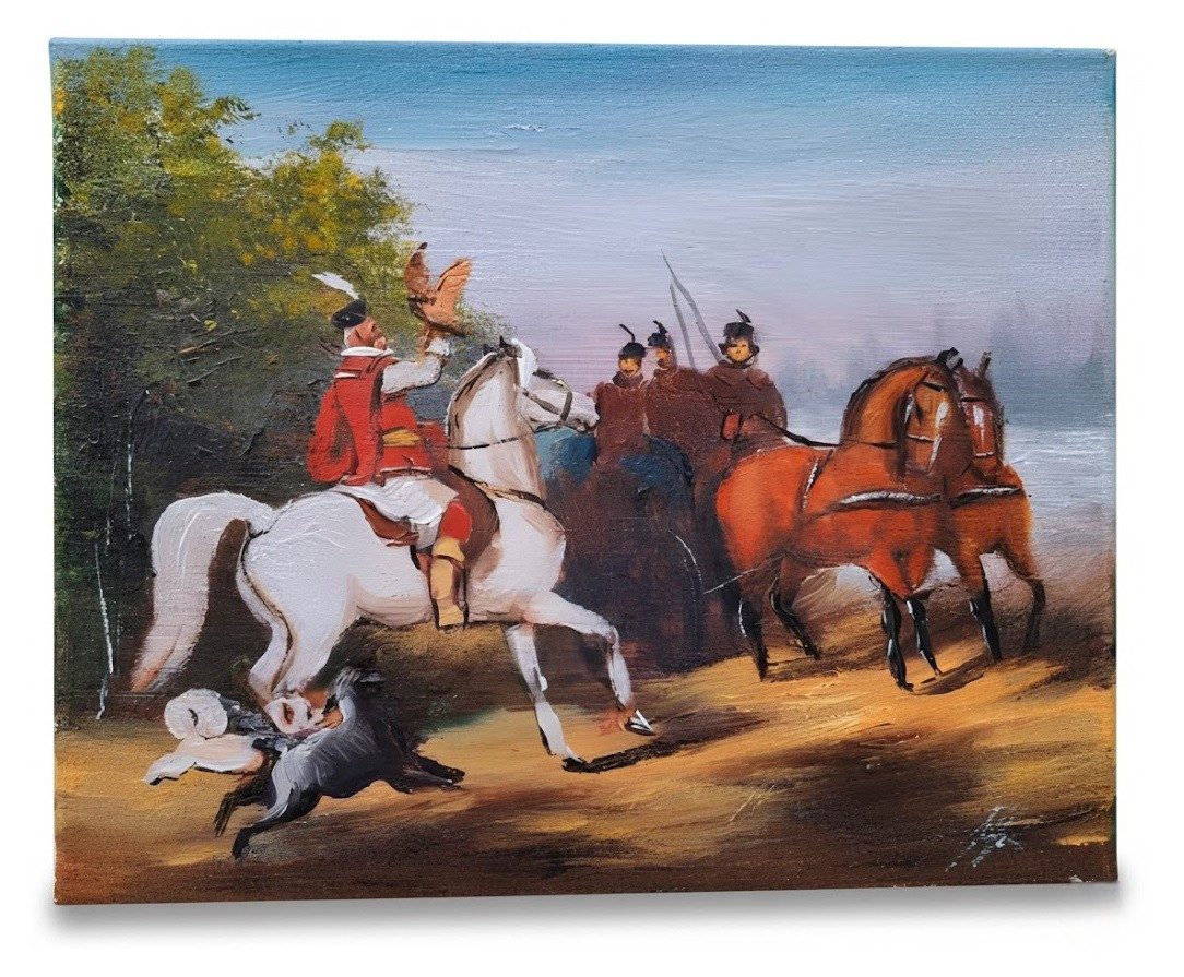 Xlmoebel Gemälde Abstraktes Ölgemälde mit starker Ausdruckskraft Sofort, Hergestellt in Europa