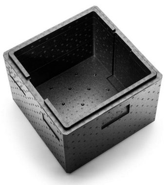 EBUY Thermobehälter Schwarze Thermobox mit Deckel zum Versand geeignet, (1-tlg)