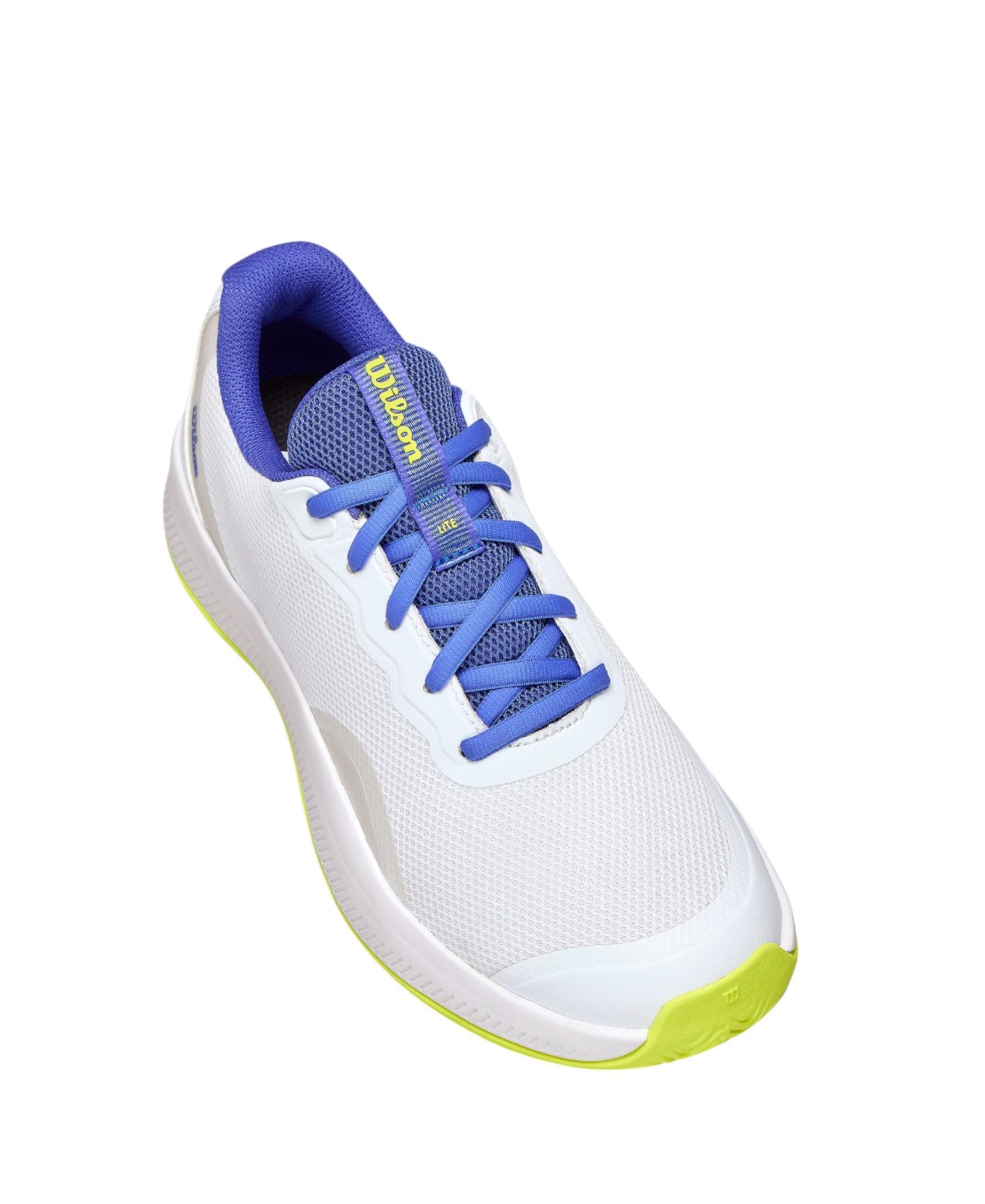 Wilson Intrigue Lite Allcourt 2025 weiss/blau/gelb Damen Tennisschuh