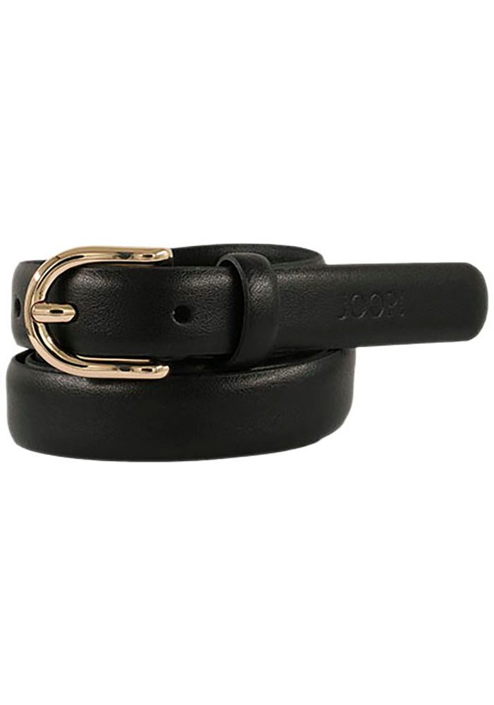JOOP! Ledergürtel Breite 2 cm, mit Gold-Schließe und Logo-Plakette günstig online kaufen