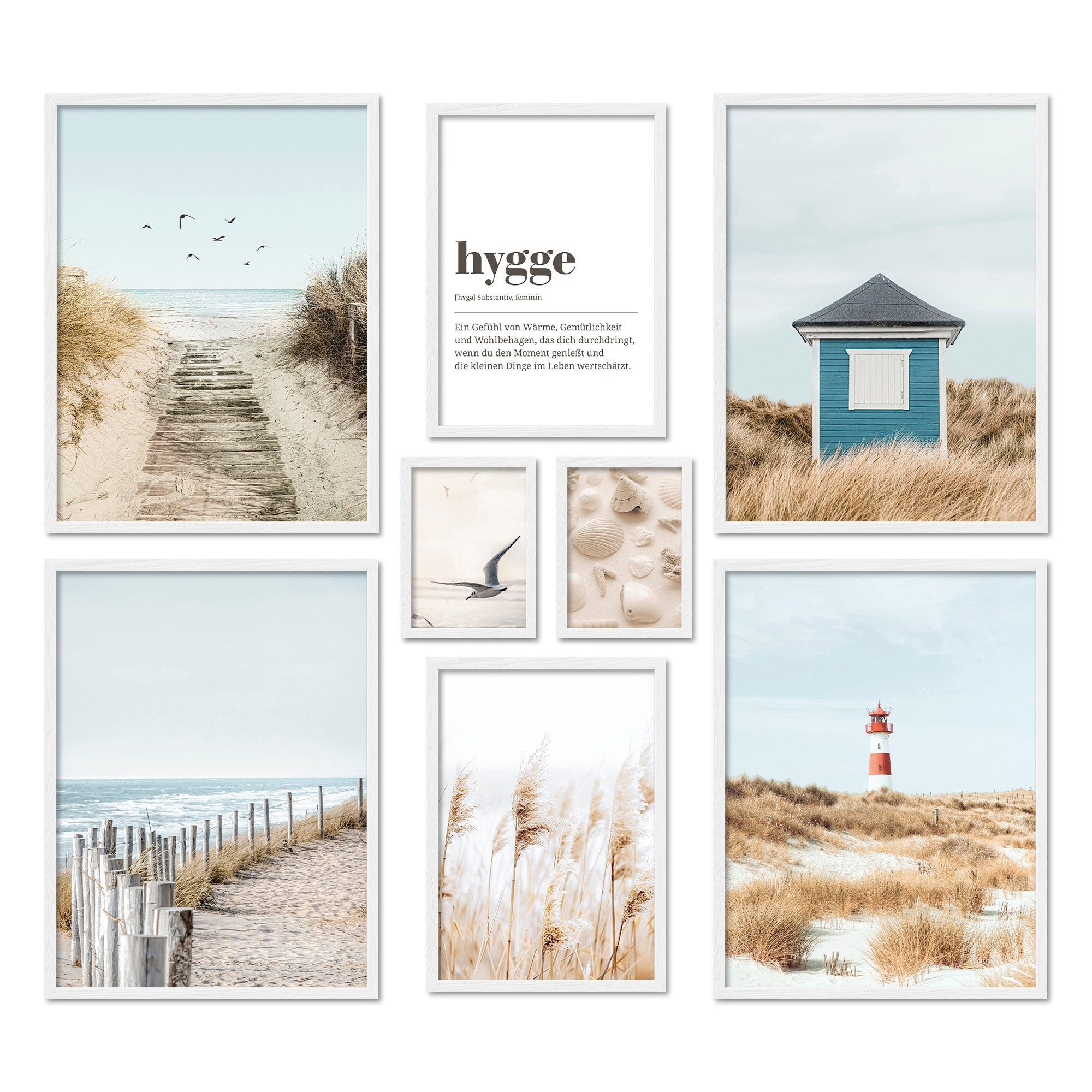 ARTFAVES Bilder-Collage Poster Set Nordic Dreams I mehrteilige Bilderwand I günstig online kaufen