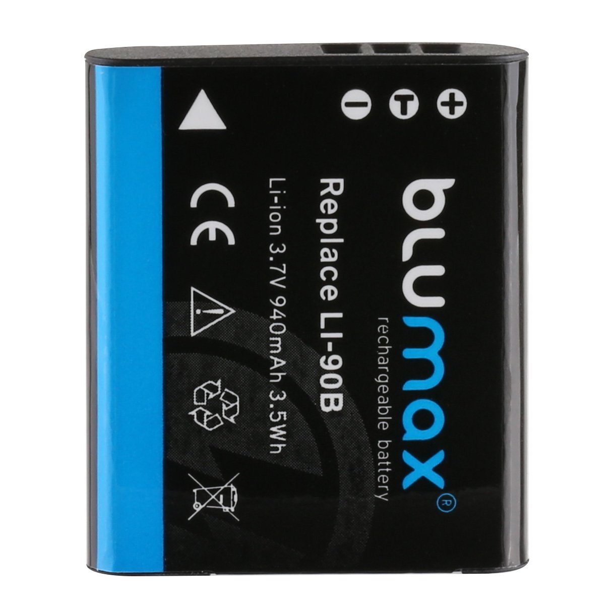 Blumax Akku passend für Olympus Li-90B 940 mAh (3,6V) Kamera-Akku