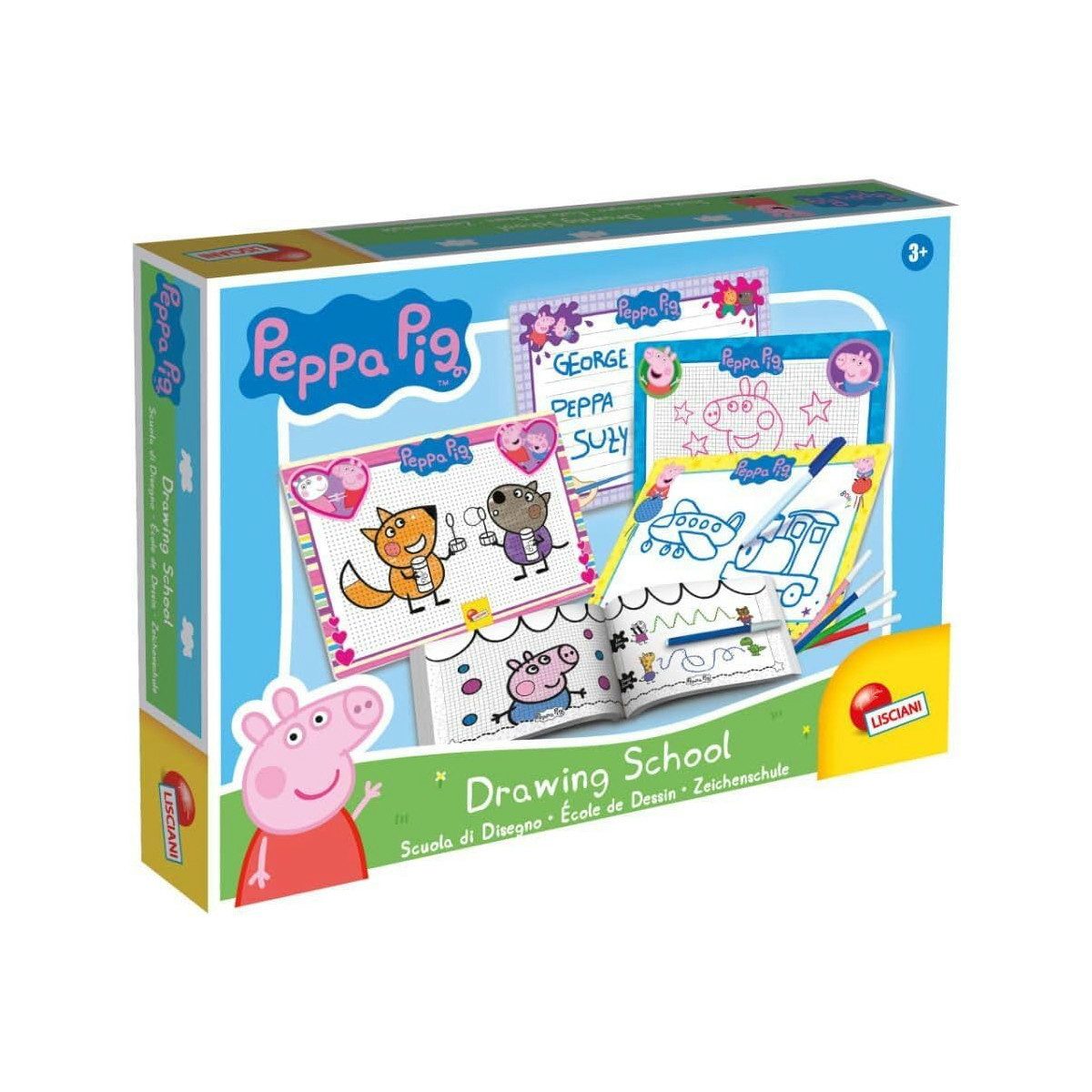 Lisciani Kreativset Peppa Wutz Zeichenschule Malset Schreibtafeln zeichnen günstig online kaufen