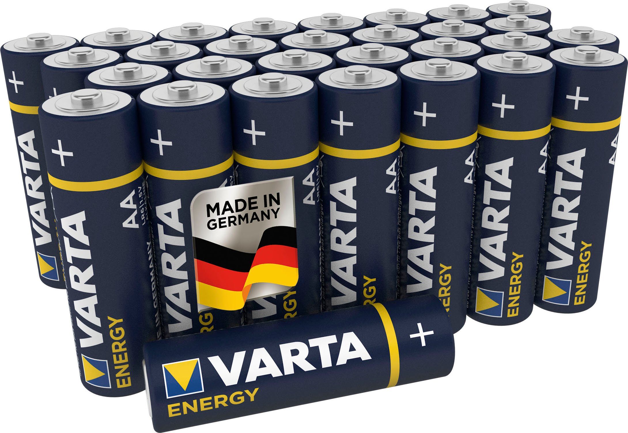 VARTA »Energy AA Mignon LR6 30er Pack Alkaline Batterien - Made in Germany  - ideal für Spielzeug Taschenlampen und andere batteriebetriebene Geräte«  Batterie, LR06 (1,5 V) online kaufen | OTTO