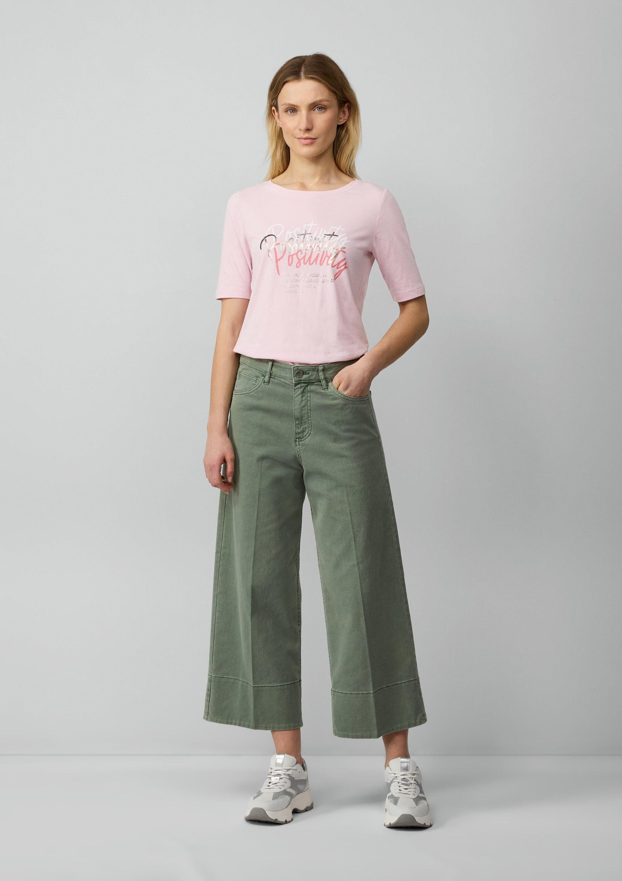 s.Oliver Weite Jeans Hose Culotte-Jeans / Regular Fit / High Rise / Wide Le günstig online kaufen
