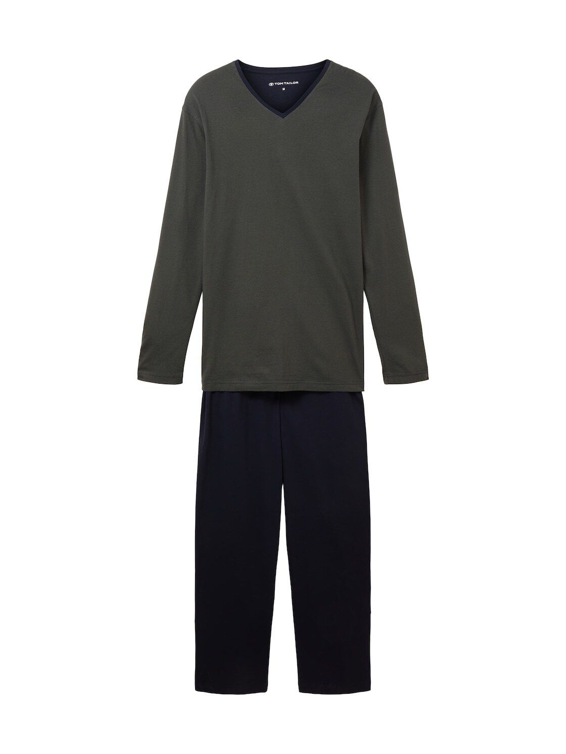 TOM TAILOR Pyjama Unterwäsche (2 tlg) Pyjama-Set aus Baumwolle günstig online kaufen