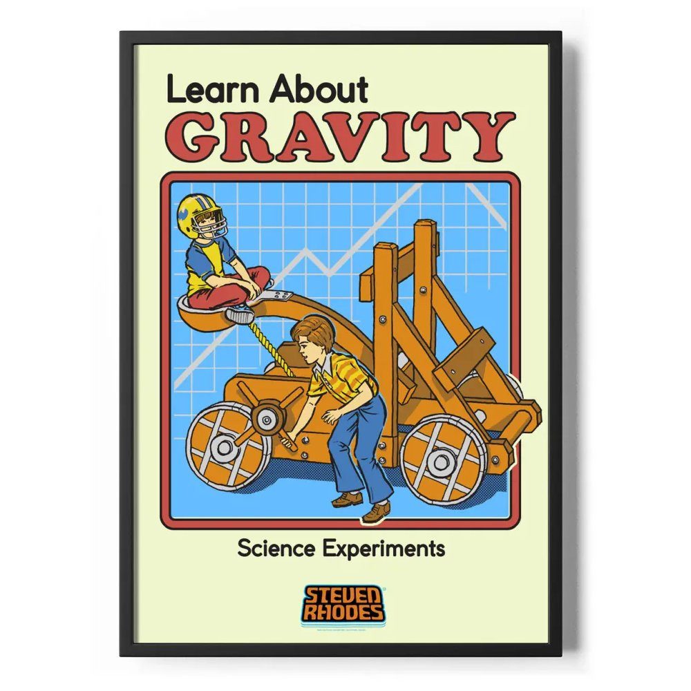 Poster Learn About Gravity Poster Standard