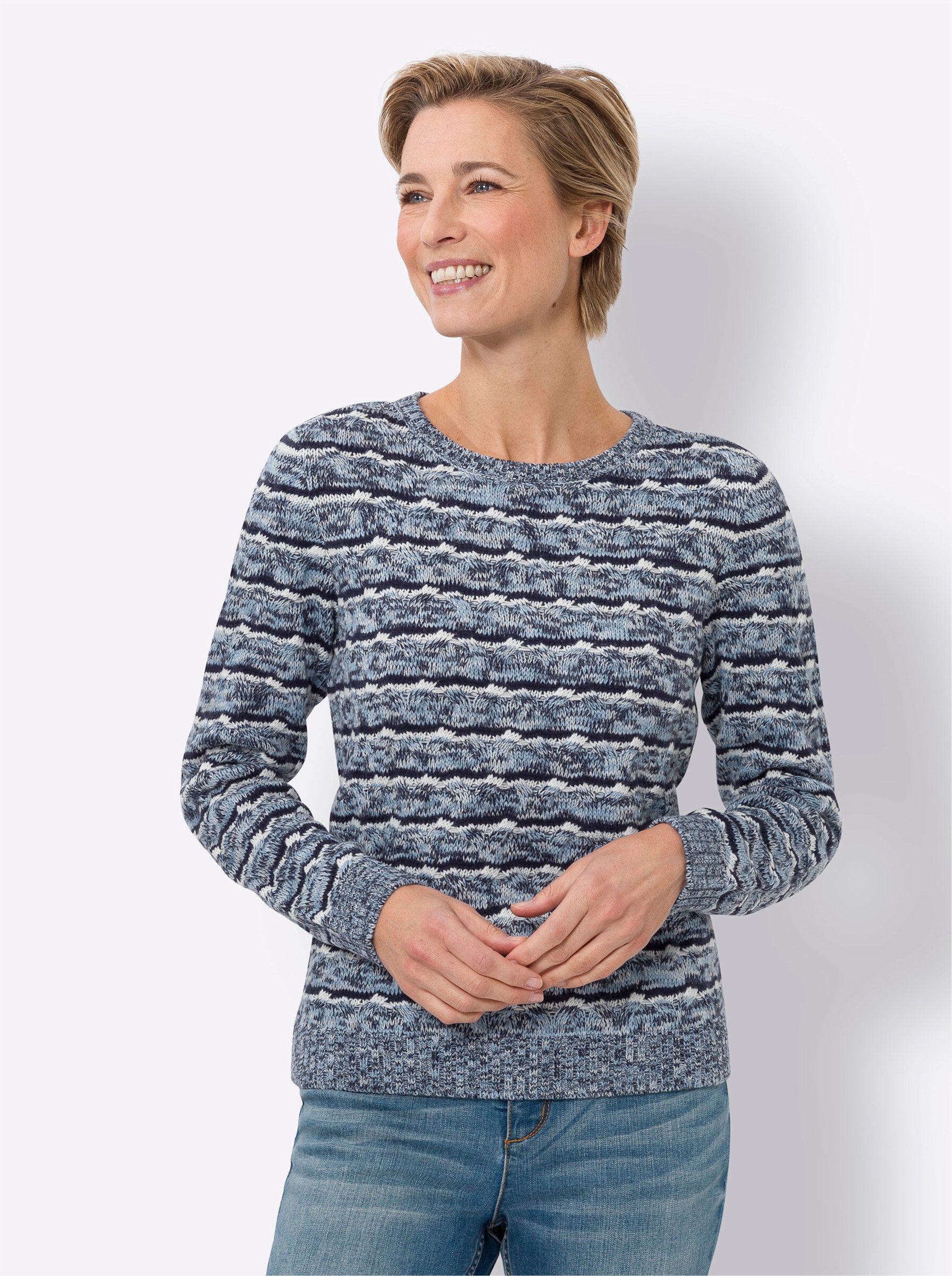 Strickpullover Langarm-Pullover