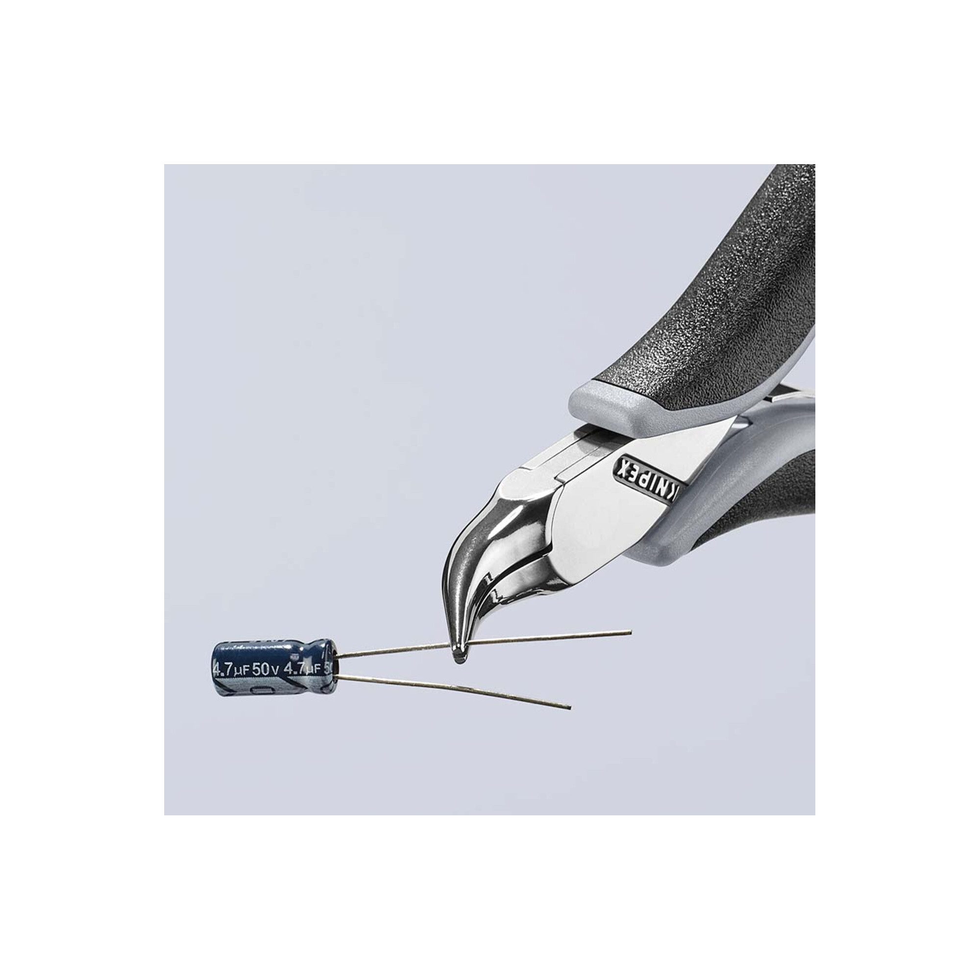 Knipex Kombizange KNIPEX 35 42 115 ESD Elektronik-Greifzange ESD mit durchgestecktem Gel
