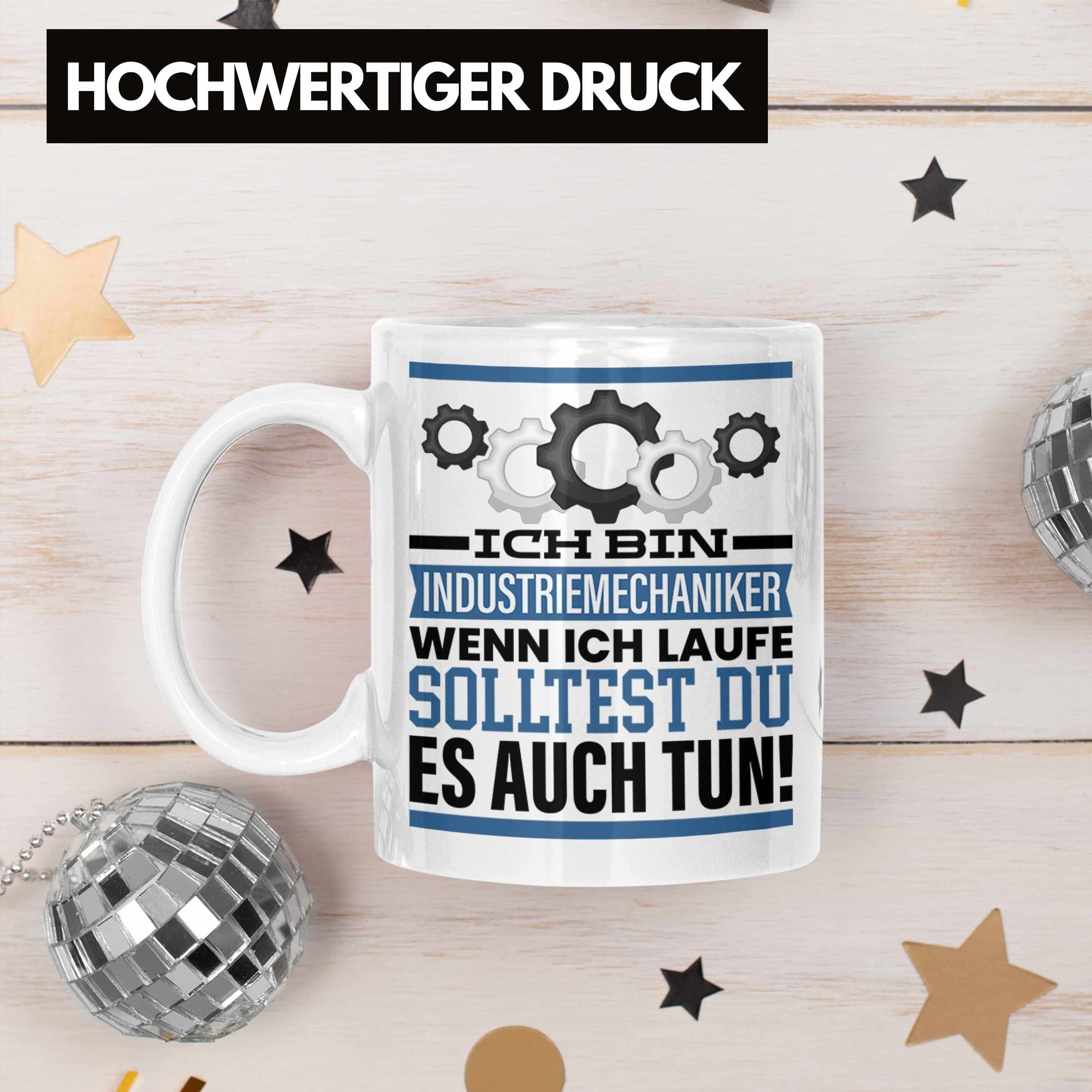 Trendation Tasse Industriemechaniker Tasse Geschenk Wenn Männer Spruch Weiss Geschenkidee Ich