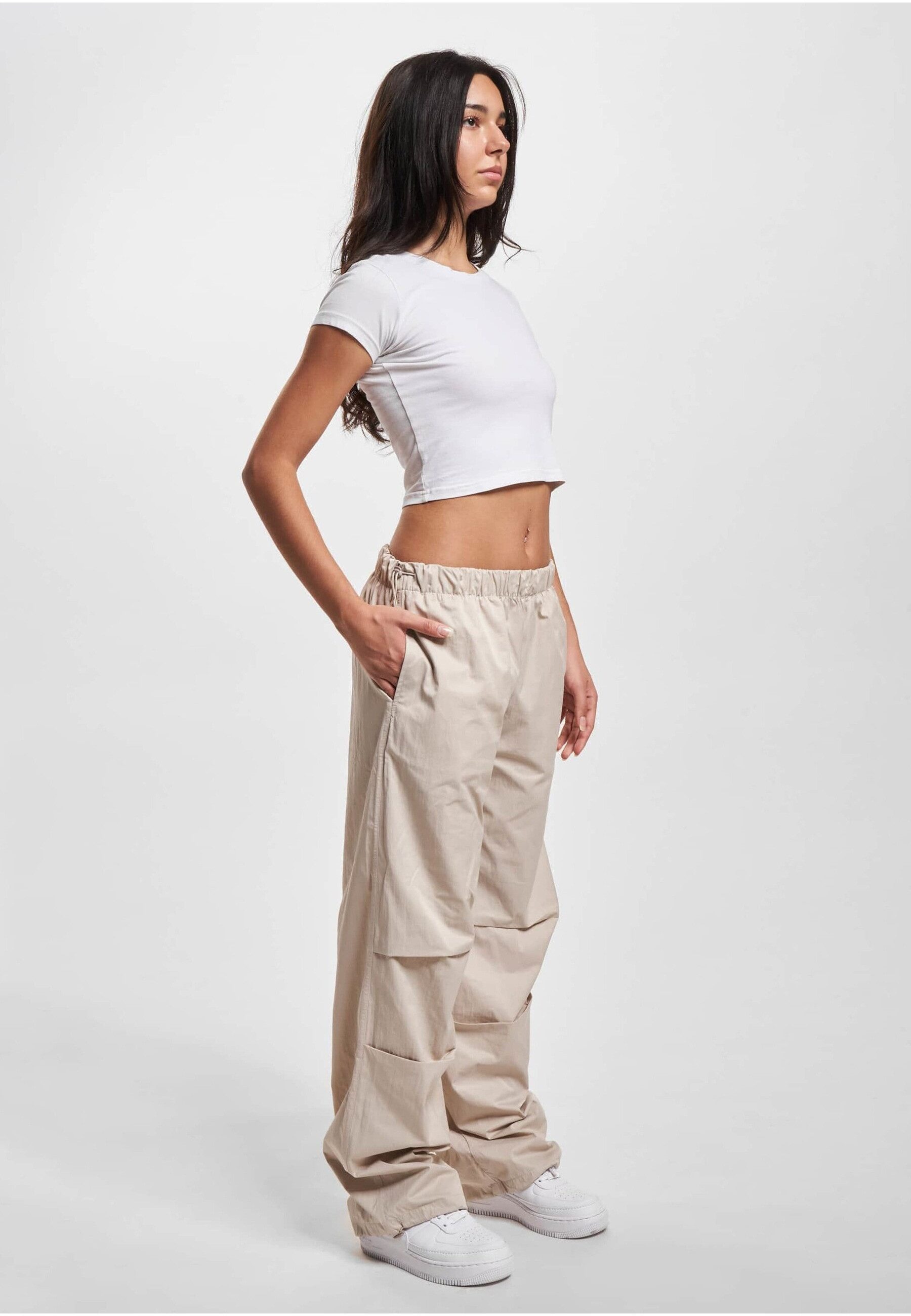 DEF Cargohose DEF Damen DEF Wide Cargopants (1-tlg)