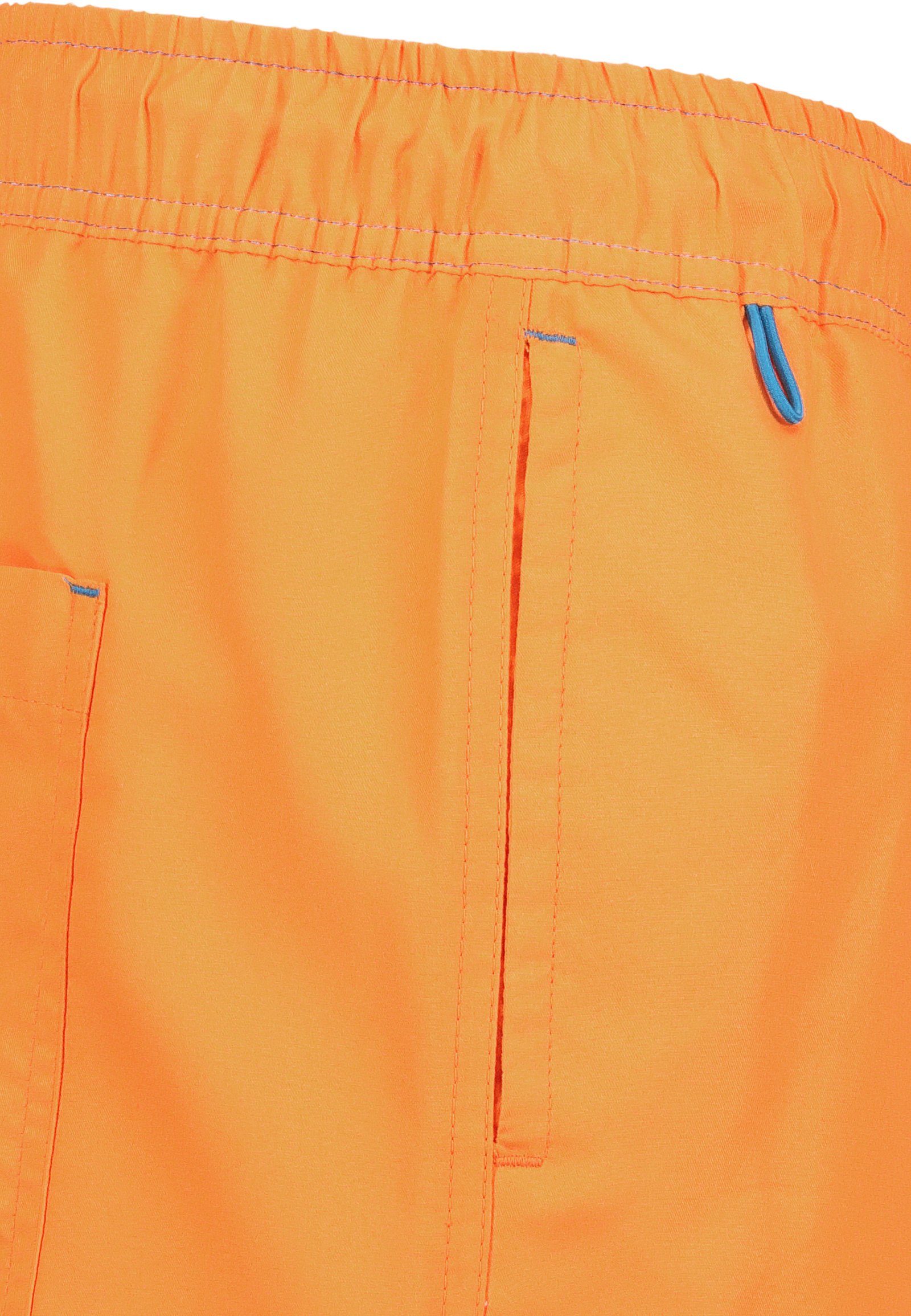 Stitch & mit Badehose Soul Print Badeshorts orange