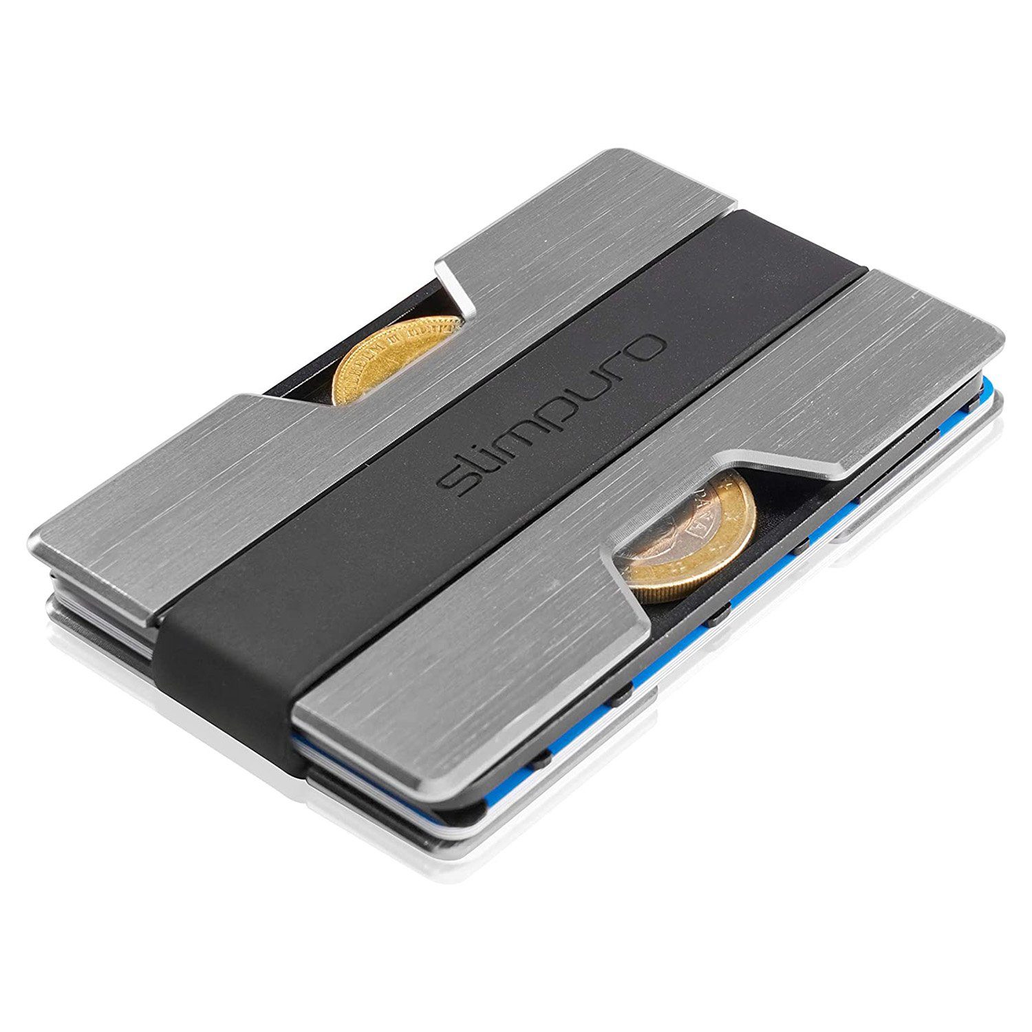 Slimpuro Geldbörse »NANO Slim Wallet Geldbörse extra-flach 12 Karten  Münzfach Aluminium« online kaufen | OTTO