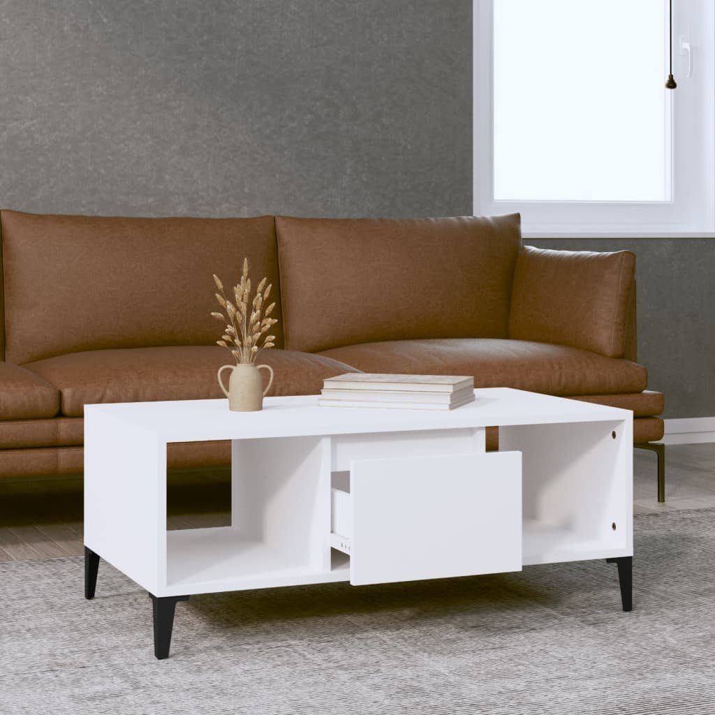 vidaXL Couchtisch Couchtisch Weiß 90x50x36,5 cm günstig online kaufen