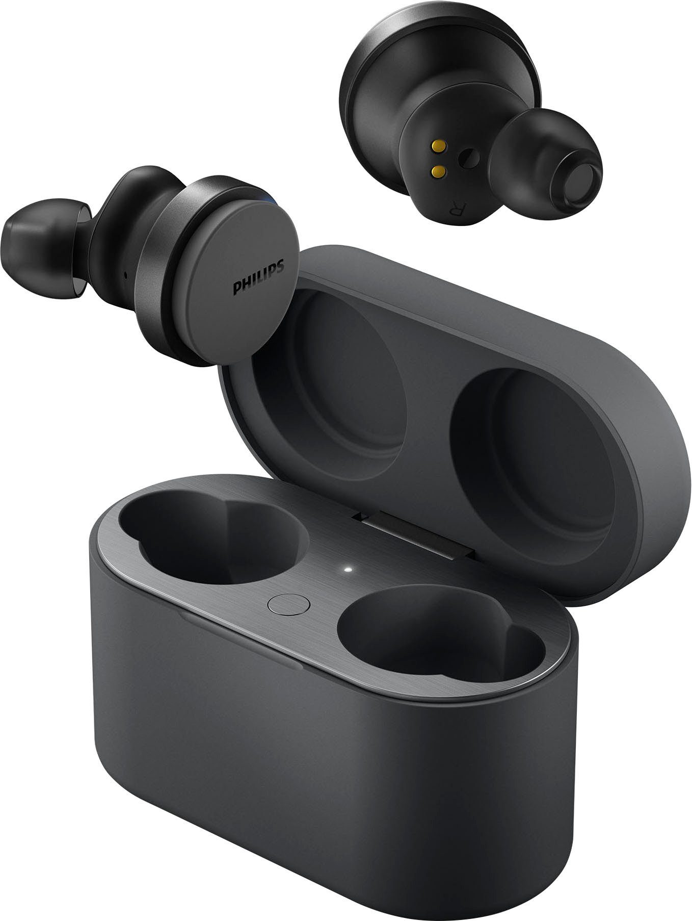 AVRCP True A2DP In-Ear-Kopfhörer Anrufe Bluetooth, für (Noise-Cancelling und schwarz HFP) Bluetooth, Philips integrierte wireless Wireless, TAT8506 Pro, Musik, Steuerung
