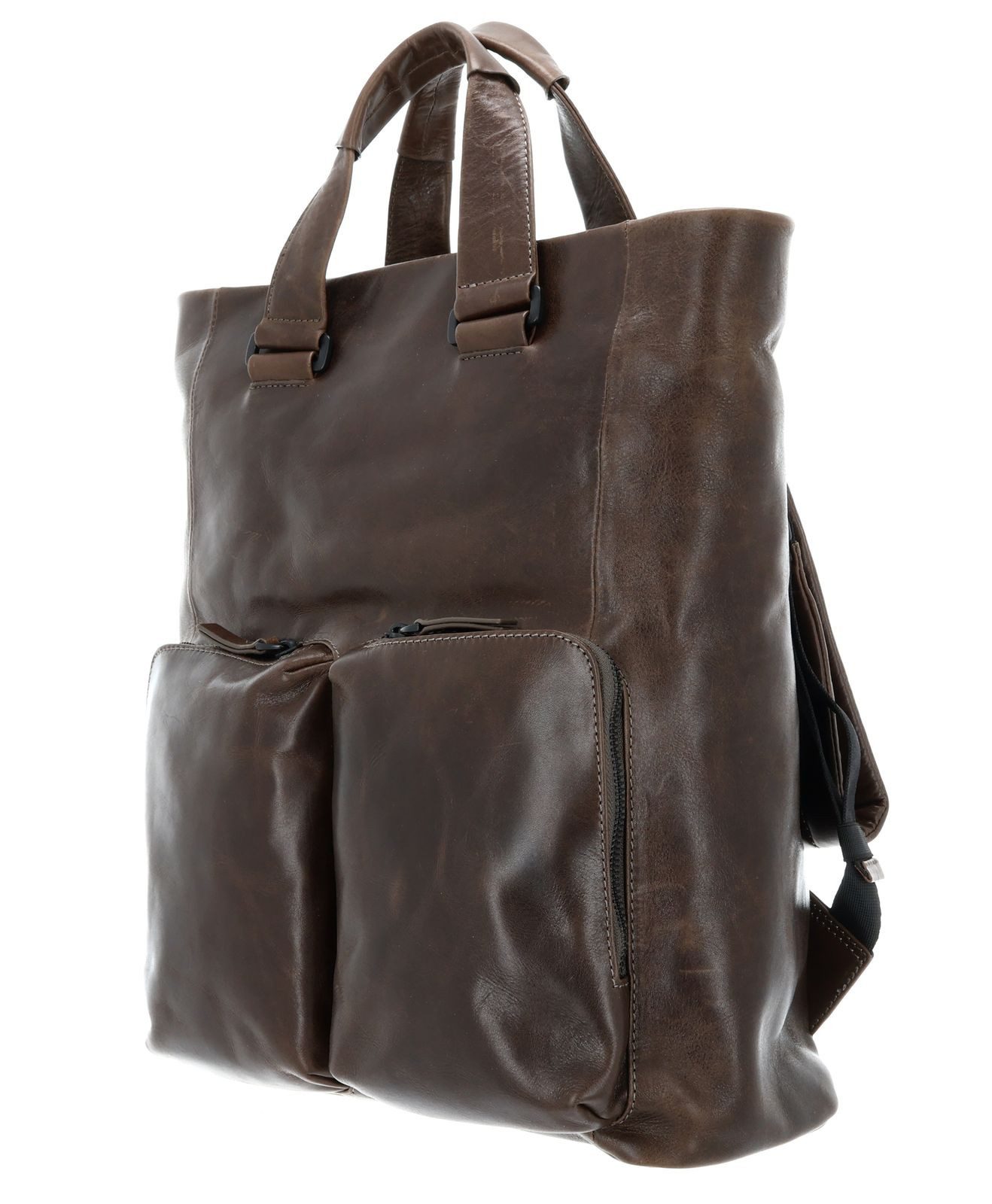 Leonhard Heyden Rucksack Tote Bag / Rucksack 7815 (Set, 2-tlg), aus echtem Rindsleder