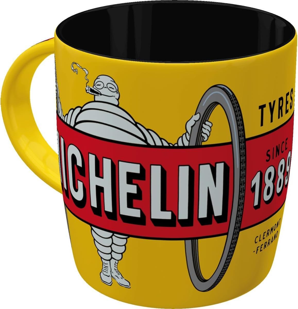 Nostalgic-Art Tasse Kaffeetasse - Michelin - Tyres Bibendum Yellow