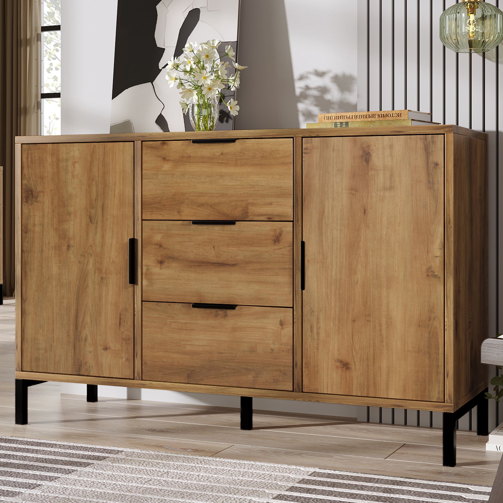 SOFTWEARY Sideboard Breite 120 cm günstig online kaufen