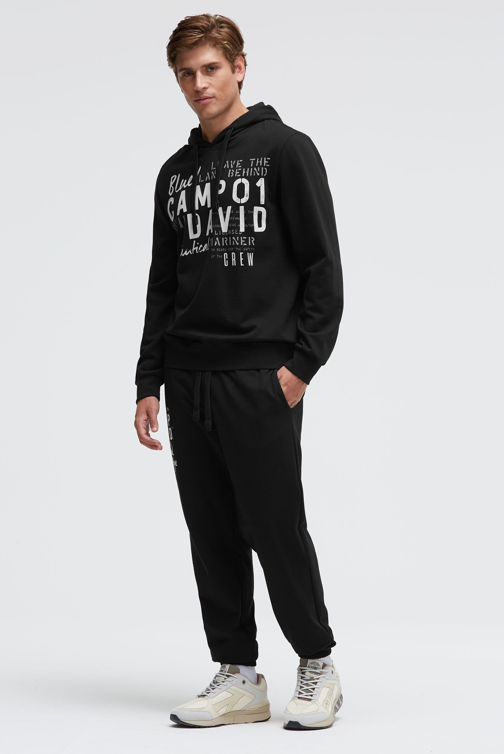 CAMP DAVID Kapuzensweatshirt mit Baumwolle
