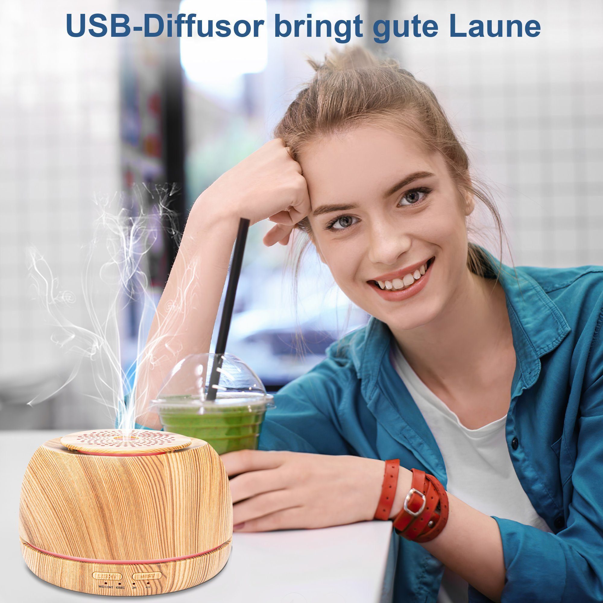 OKWISH Luftbefeuchter Luft Befeuchter Aroma Diffuser Duftöl Öle Diffusor Ar günstig online kaufen