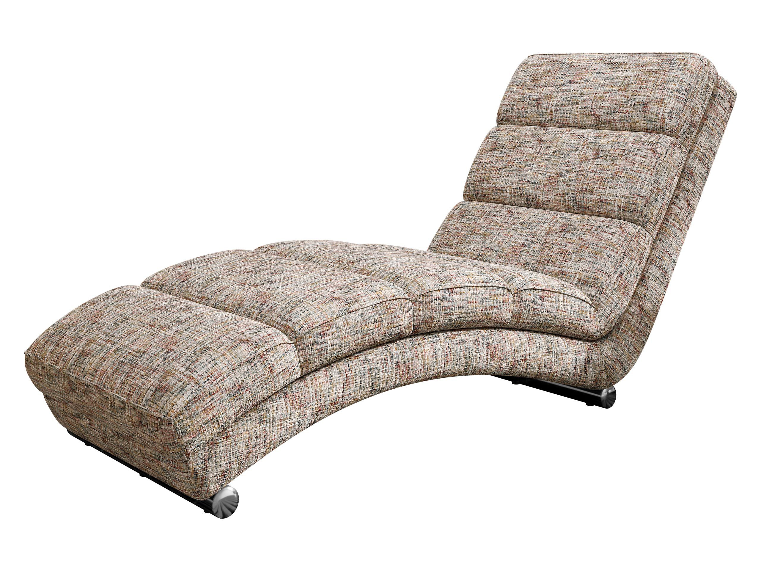 MIRJAN24 Sessel Holiday Premium, mit verchromte Füße, 180x62x84 cm