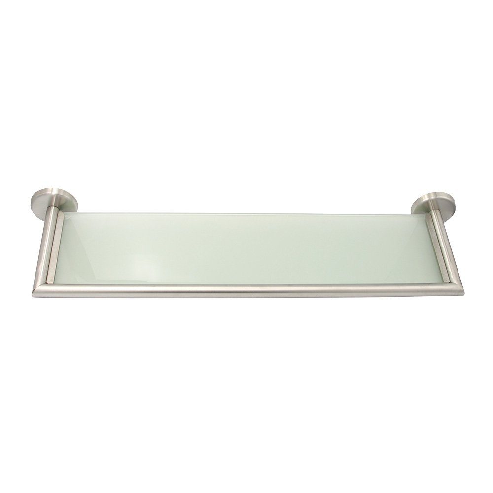 Stabilo Sanitär Wandhalter Edelstahl Bad Ablage 54cm Glasablage matt gebürstet