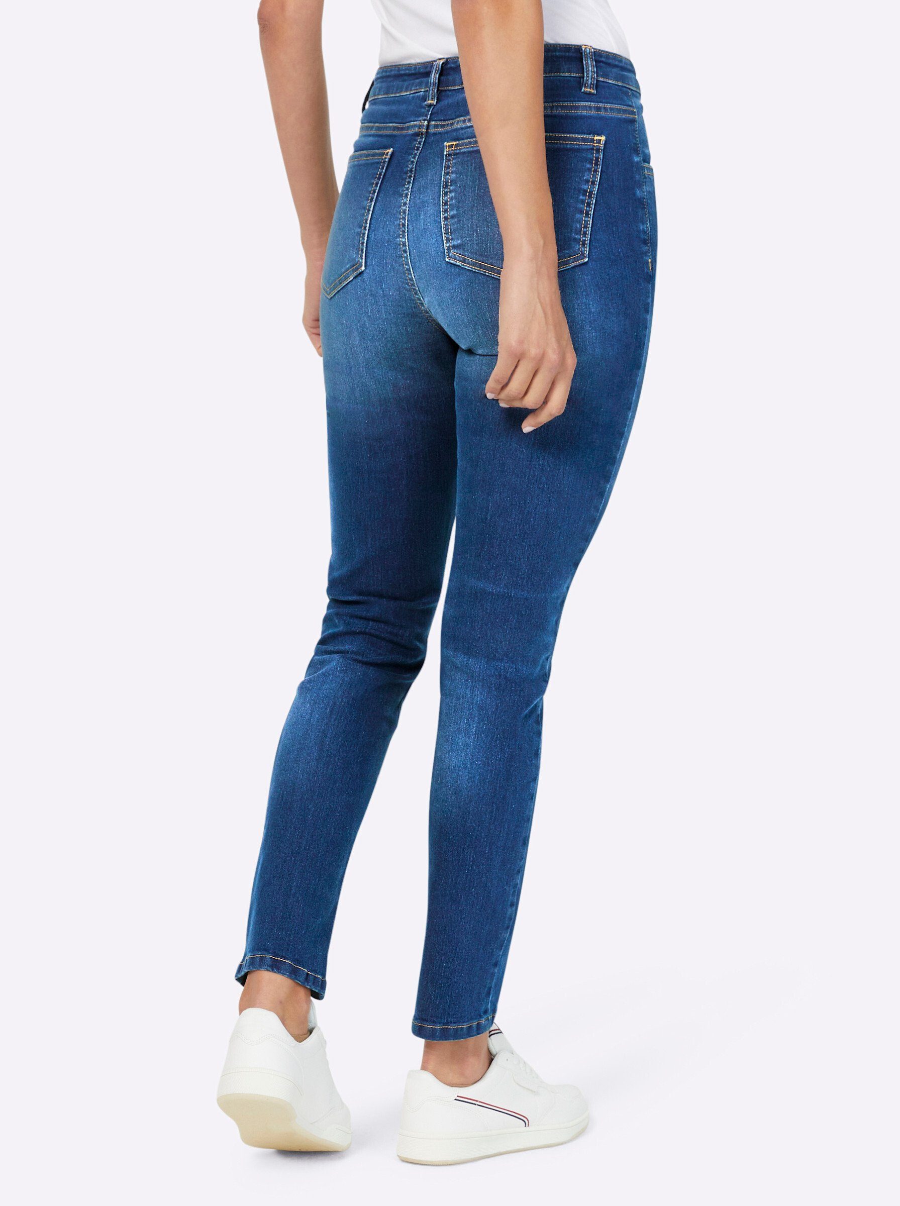 Jeans blue-stone-washed heine Bequeme