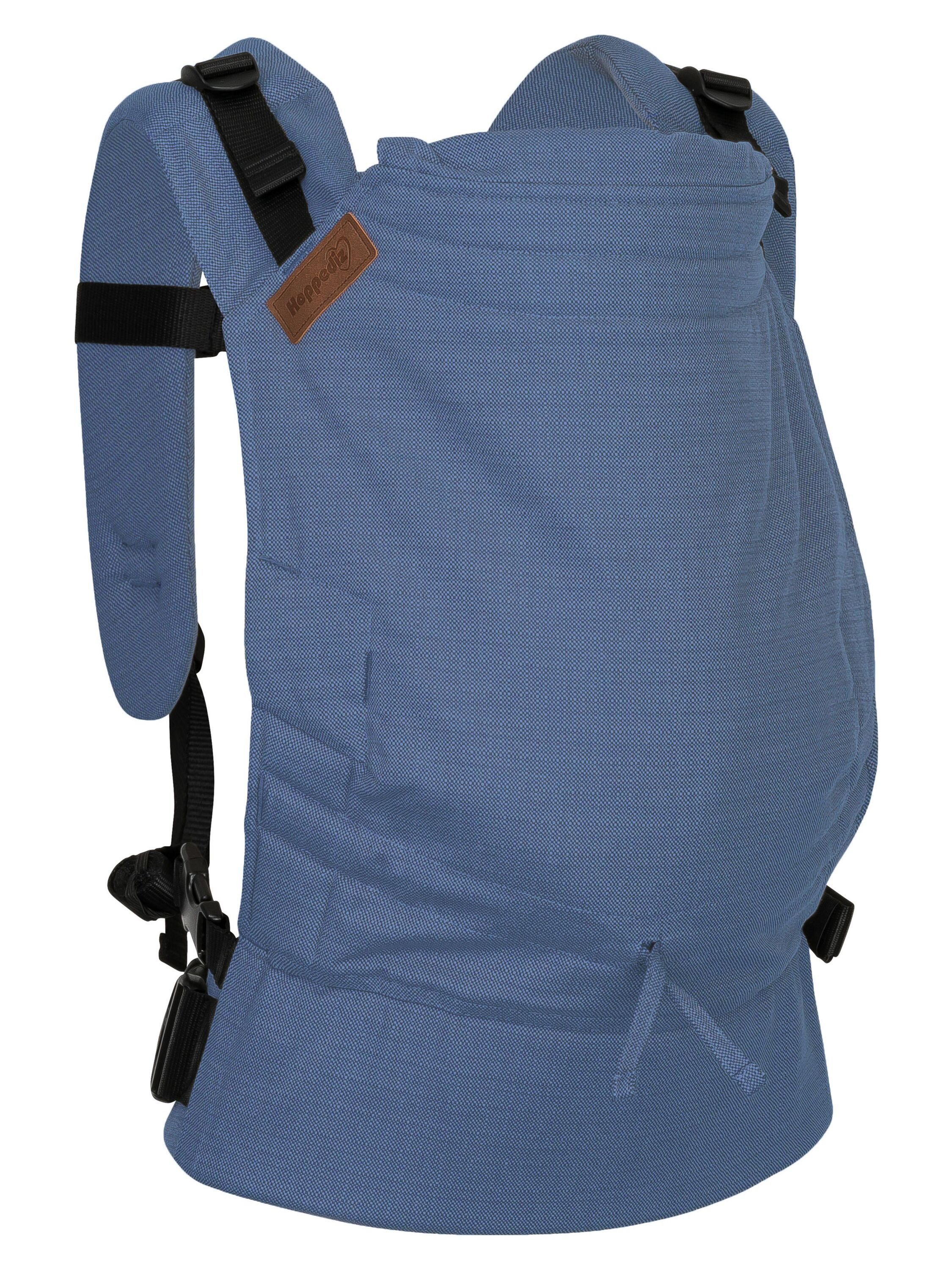 Hoppediz Babytrage Buckle, ab Geburt (3,5 - 20 kg) - Fullbuckle mit 2 Schnallen Optionen