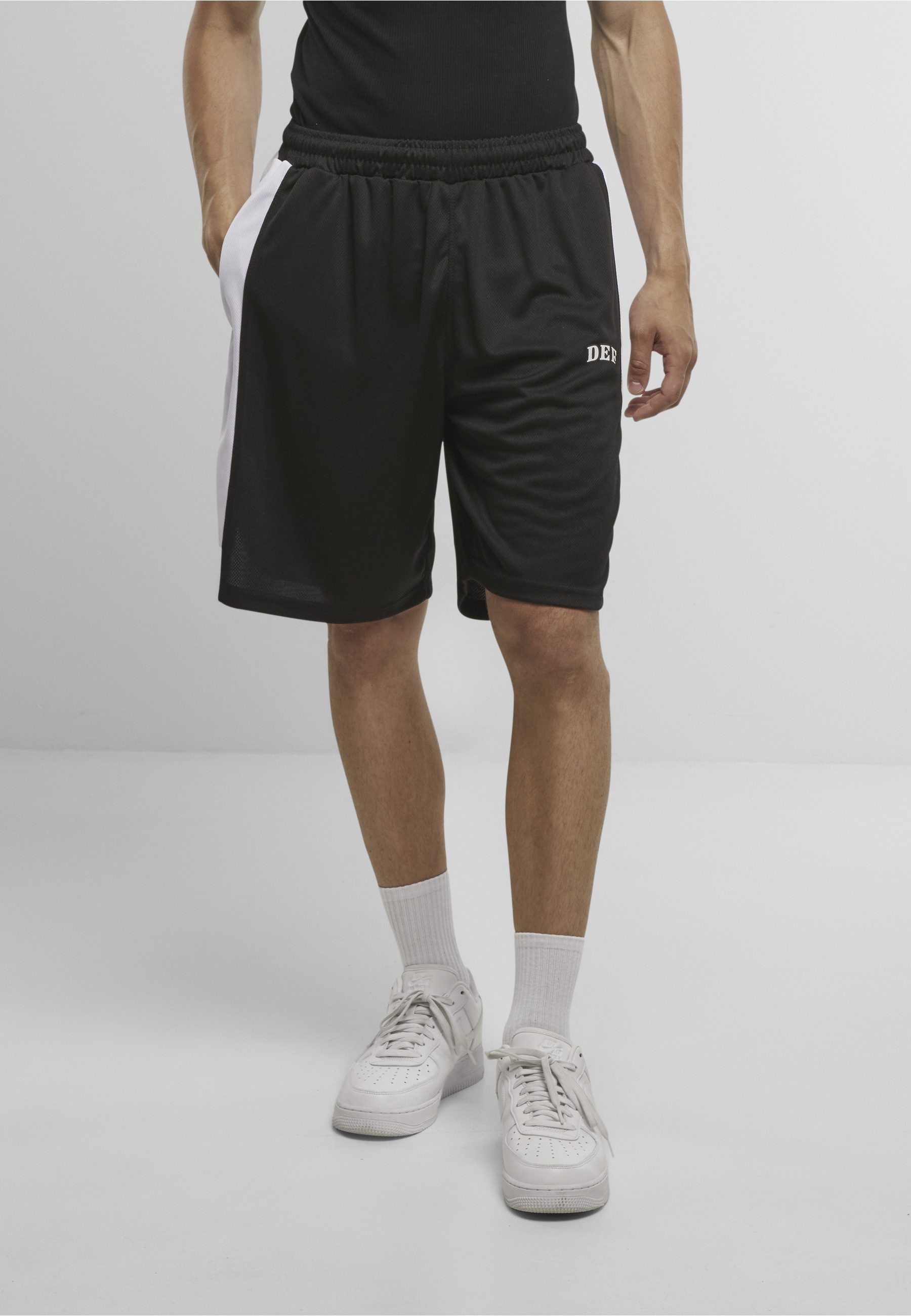 DEF Stoffhose DEF Herren DEF STRIPES Short (1-tlg)