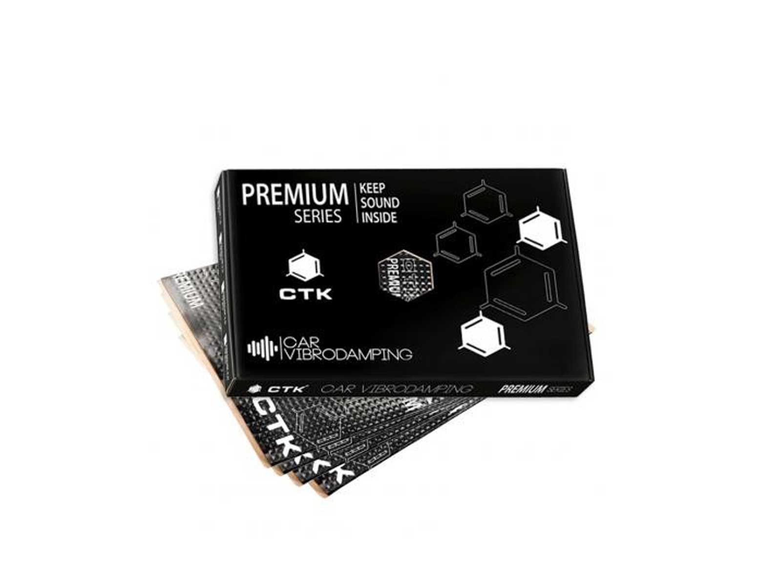 CTK Dämmplatte PREMIUM 3,0mm Schwingungsdämpfendes Material 370 x 500mm 12Stk